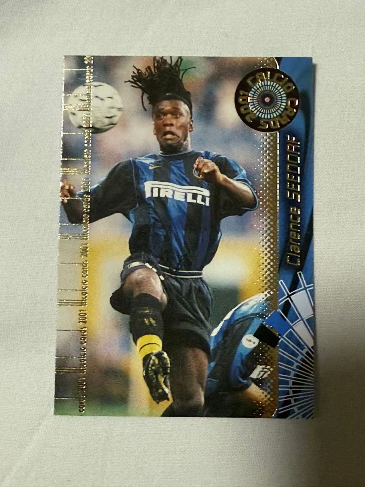 2001 Panini 意甲 Clarence Seedorf 【mxn拍卖】西多夫 24年老卡 荷兰 AC米兰 国际米兰 皇马 阿贾克斯 桑普多利亚 不发到付