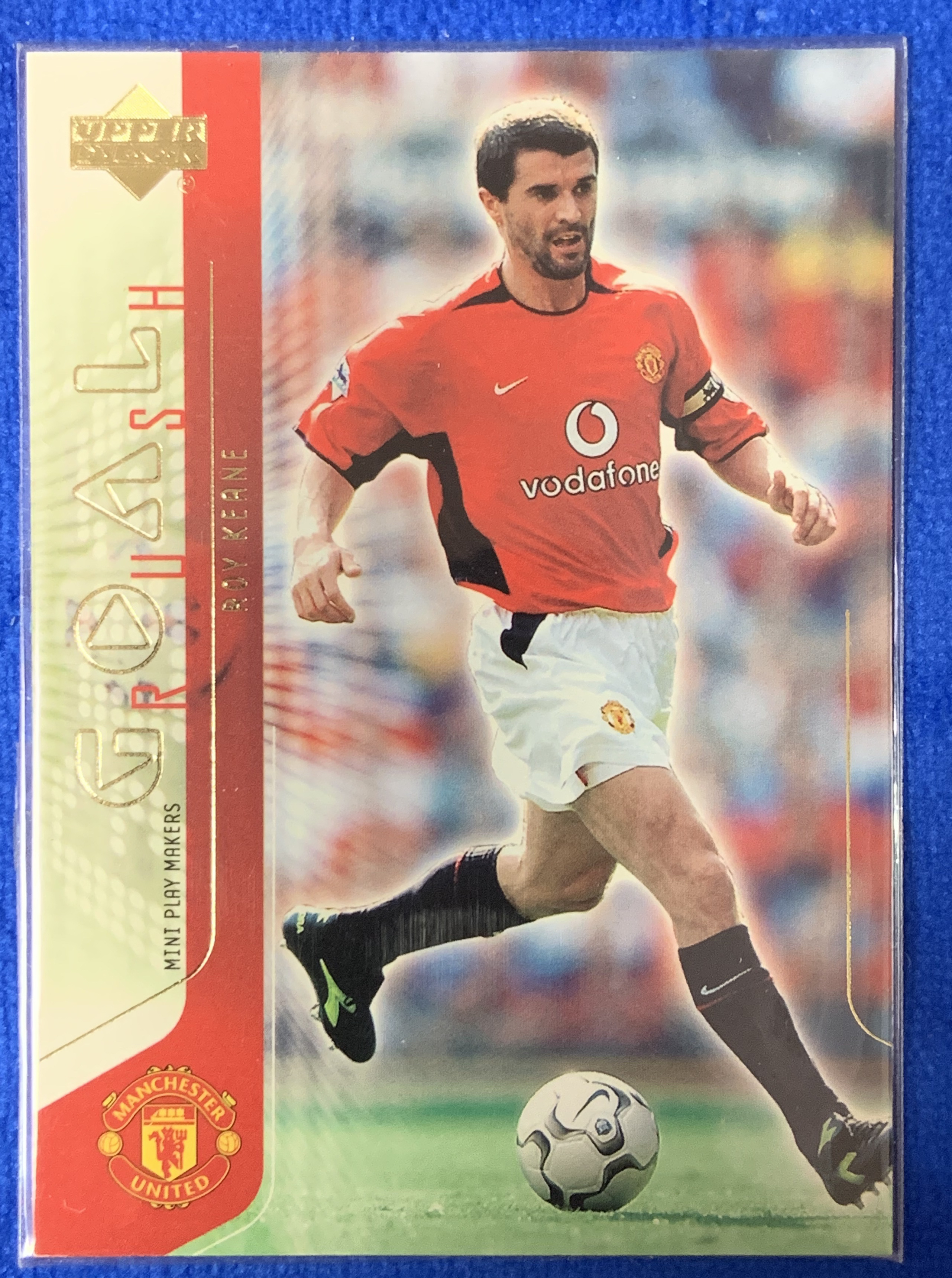 2003 Upper Deck Manchester United Roy Keane 亚德进球特卡 曼联铁血队长 基恩 三冠王 爱尔兰Ireland 经典老卡近乎绝版 不保卡品ebay有价