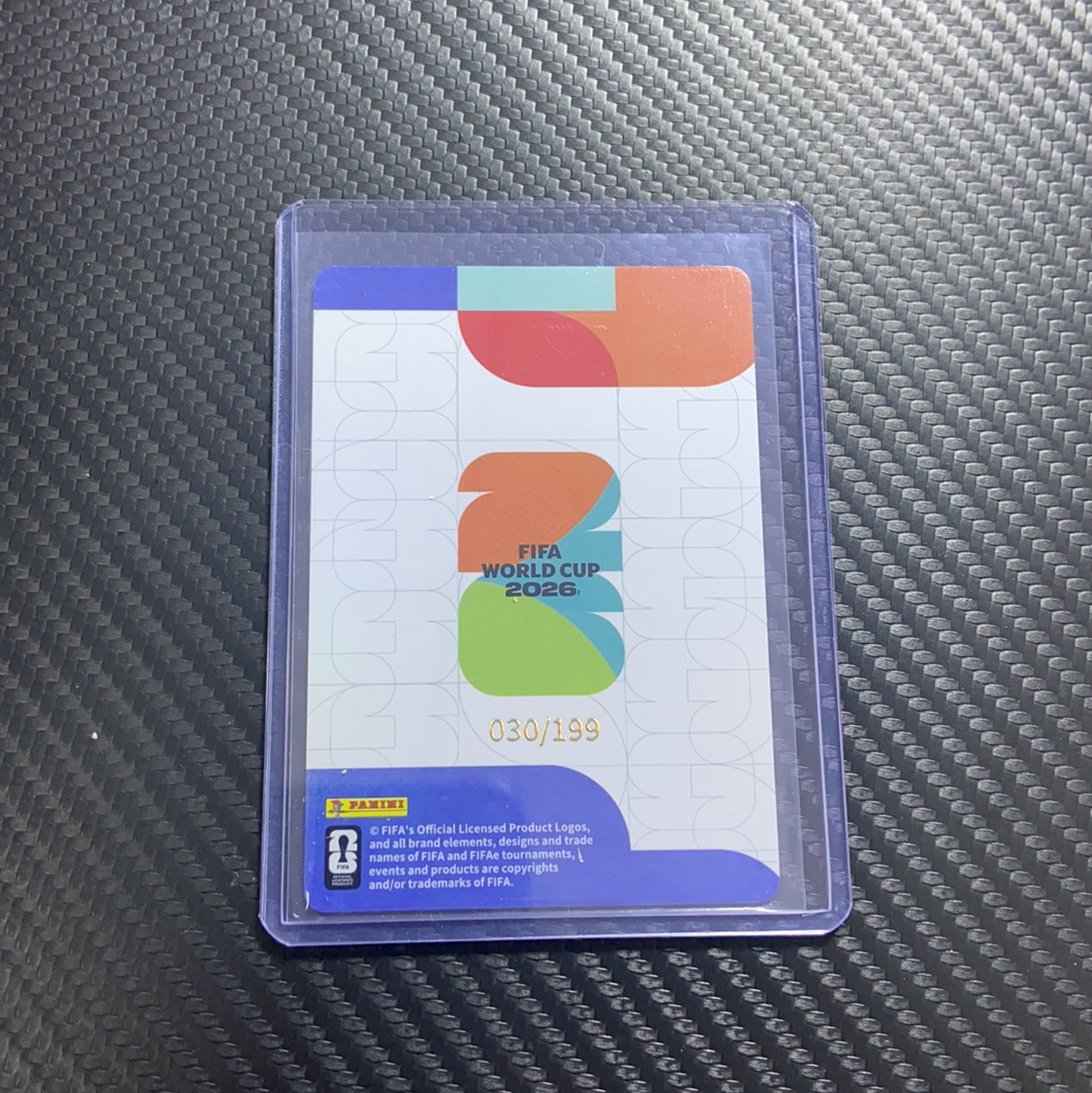 【小牛代拍】 2026 Panini FIFA World Cup Jurien Gaari 卡游 世界杯 库拉索 朱里恩 加里 30/199编 卡品如图(男)