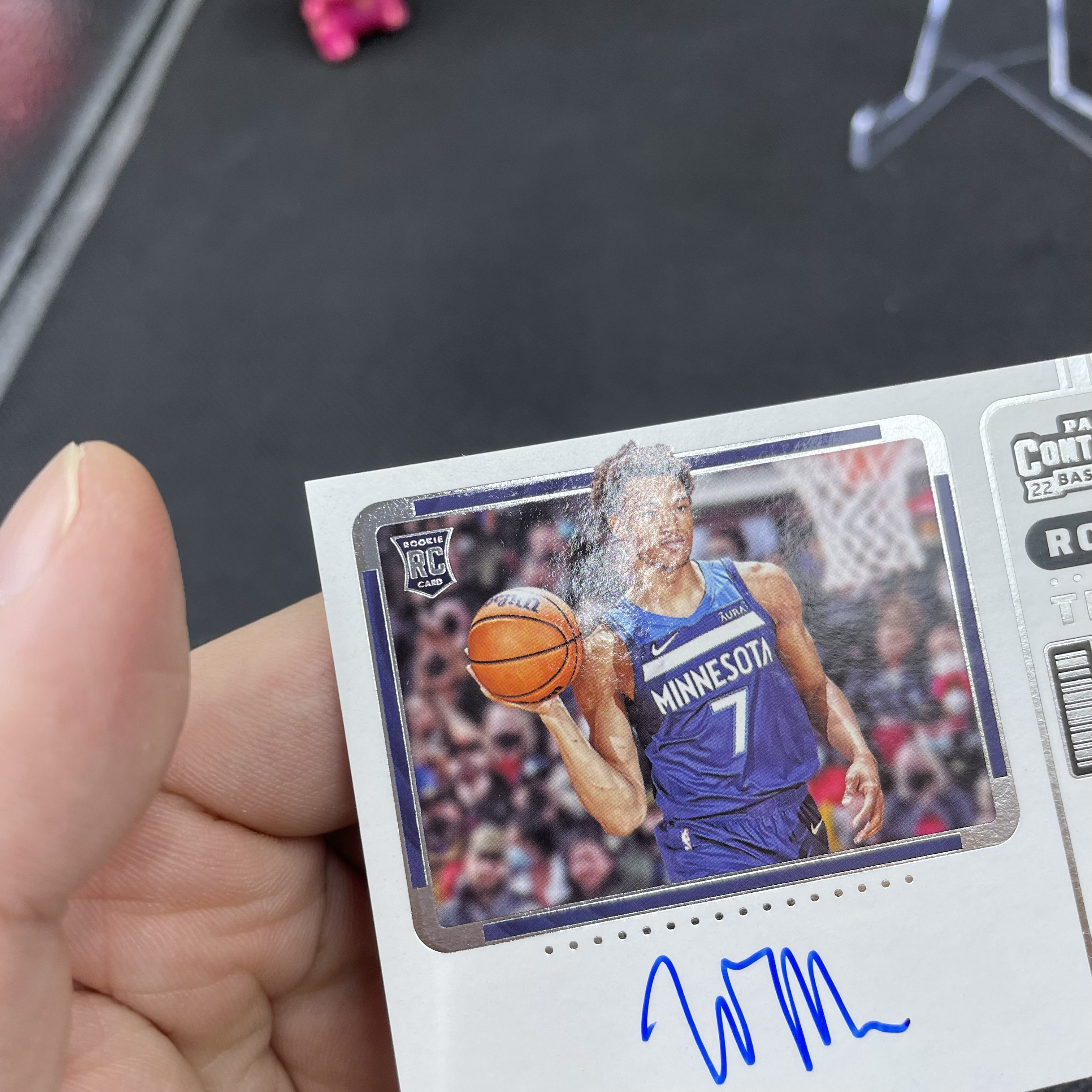 2022-23 Panini Contenders Wendell Moore Jr. RC 球票 森林狼 新秀 小温德尔 摩尔 签字 卡签 爱德华兹队友 潜力秀 墨迹湛蓝 品如图 不累计 阿苏