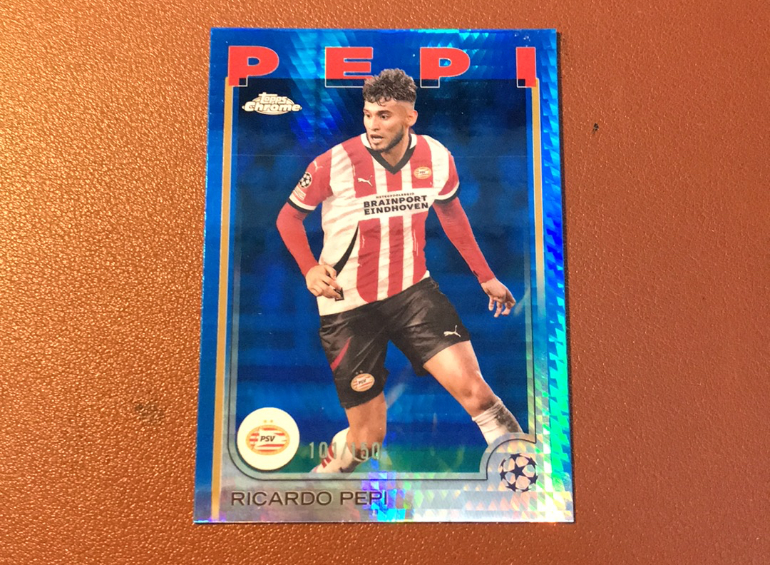 2025 Topps Chrome Ricardo Pepi 佩皮 150编 阿贾克斯 卡品如图 一天一快递不累计M493