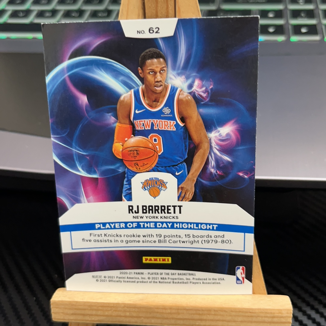 2020-21 Panini Player of the Day R.J. Barrett RJ 巴雷特 折射 特卡 pod 卡品如图 凑图必备 值得收藏!免费代卖!