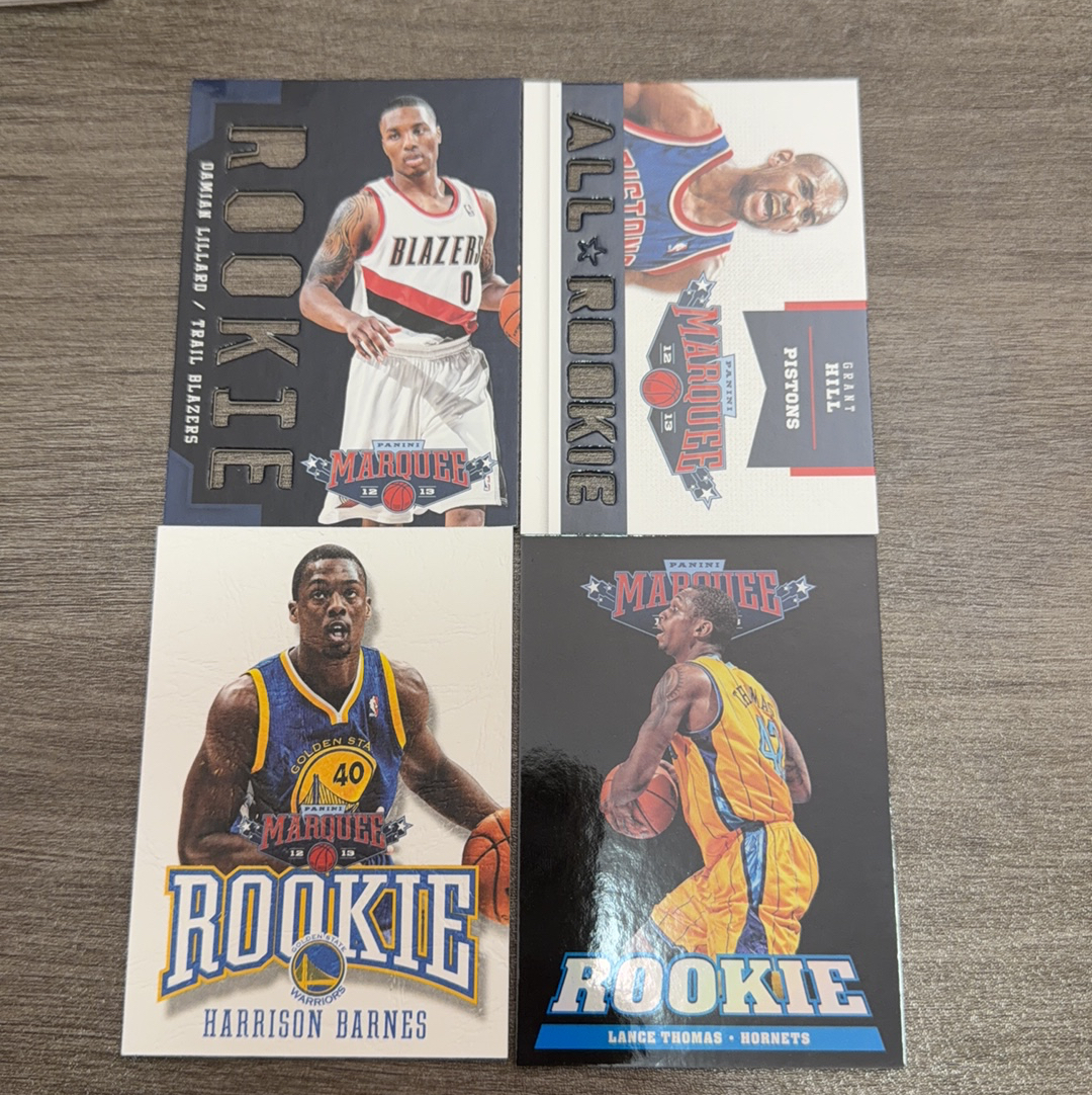 2012-13 Panini Marquee Damian Lillard 【小V代拍】达米安 利拉德 开拓者 新秀 rc 镂空 马奎 卡品如图 【p.d】T