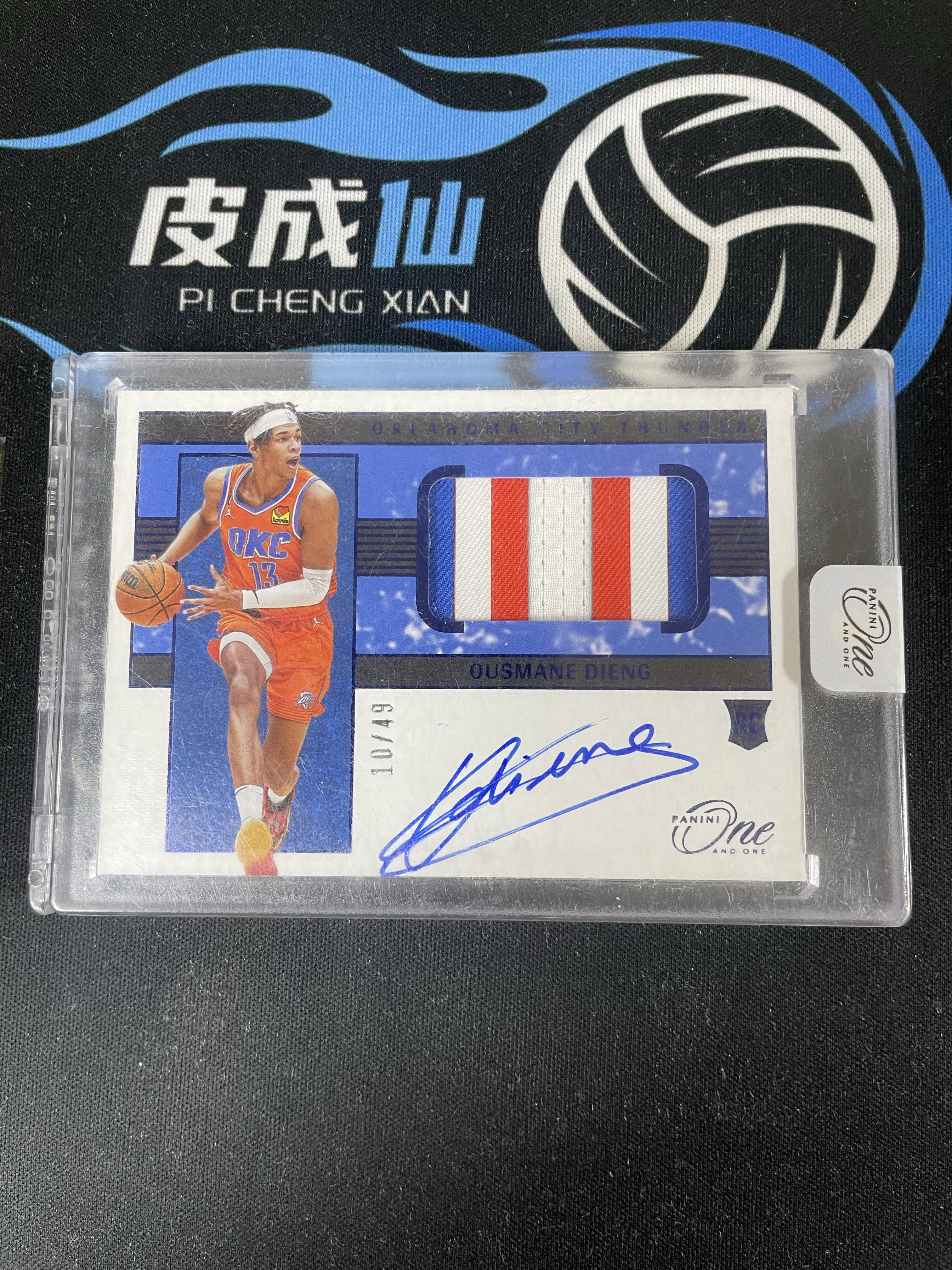 【皮成仙拍卖 统一手续费6%】PANINI 22-23 ONE AND ONE 雷霆 乌斯曼迪昂 新秀 RC RPA Patch 暴力切割 签字 卡签 49编【只发顺丰】kirbybest10.201