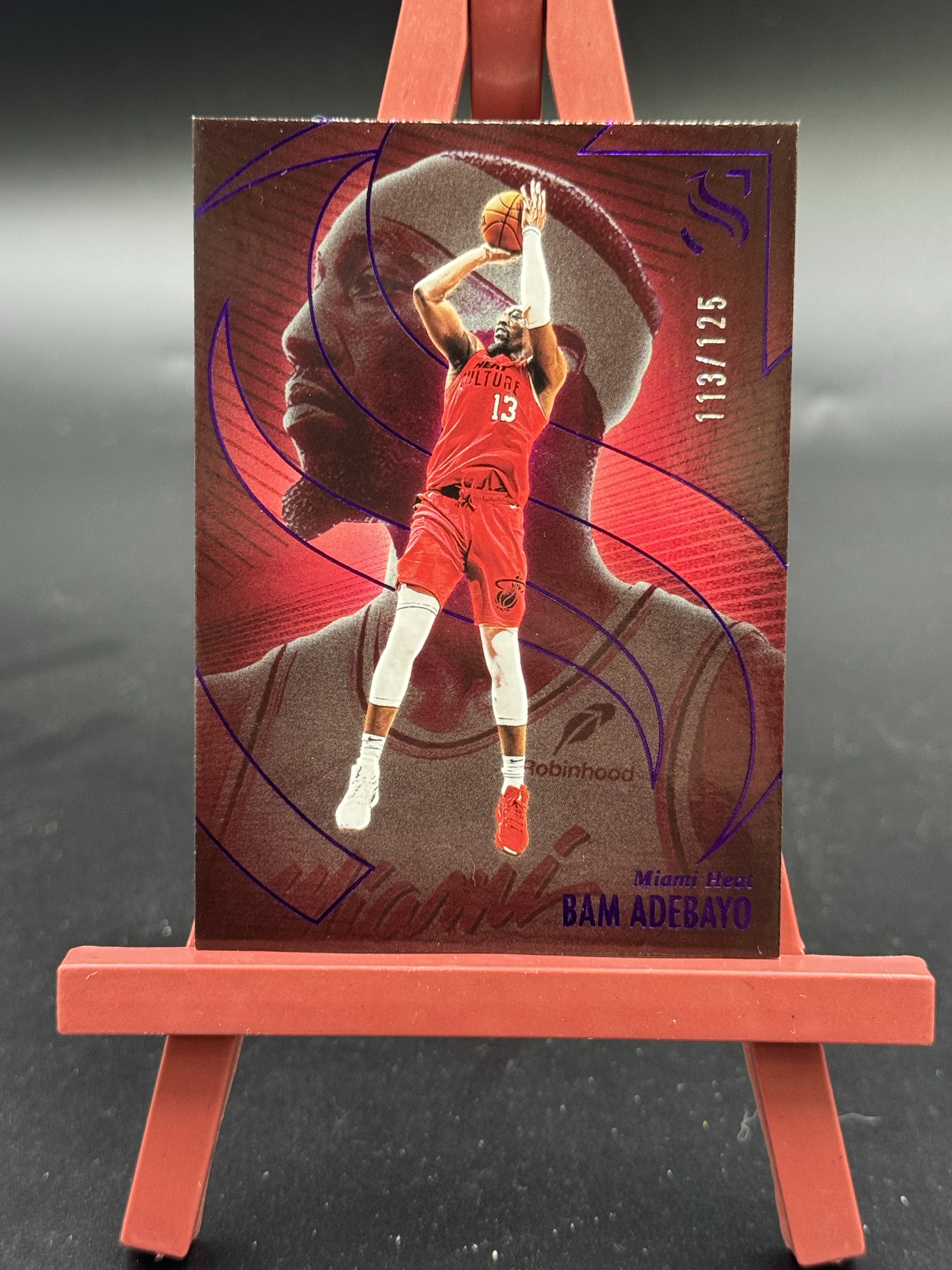 2024-25 Panini Silhouette 巴姆 阿德巴约 Bam Adebayo 113/125编 剪影 热火 【优质球星折射专场】Hzo4