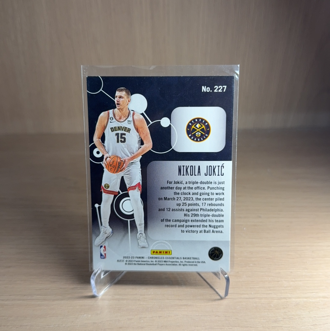 2022-23 Panini Chronicles Nikola Jokic 【免费代卖】掘金 尼古拉 约基奇 电路板特卡 闪电折 折射 卡品如图 值得收藏!!