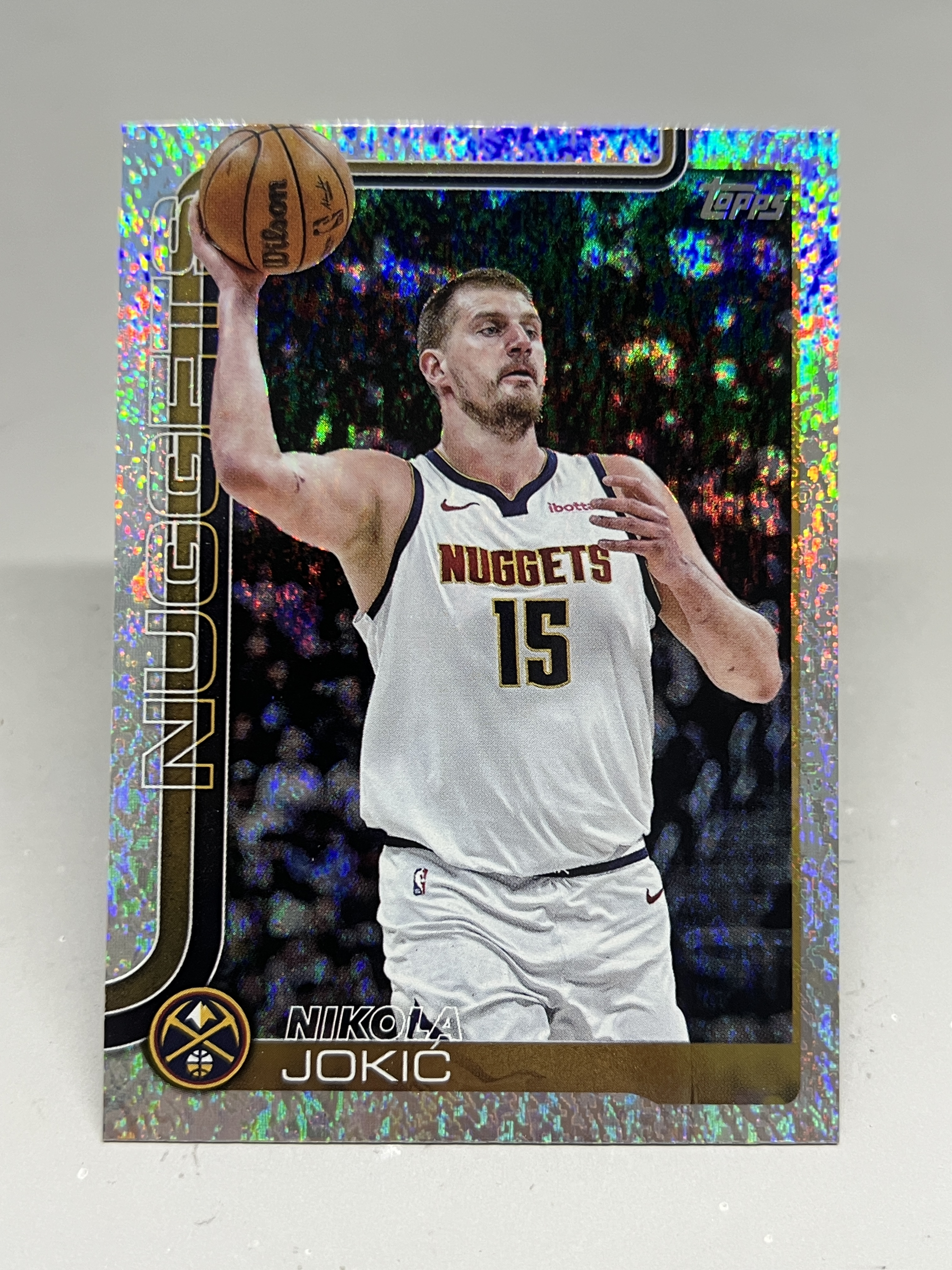 2025-26 Topps Flagship Nikola Jokic 【挂机拍卖】约基奇 约老师 掘金 银闪 折射 #101 卡品如图 收藏 凑套