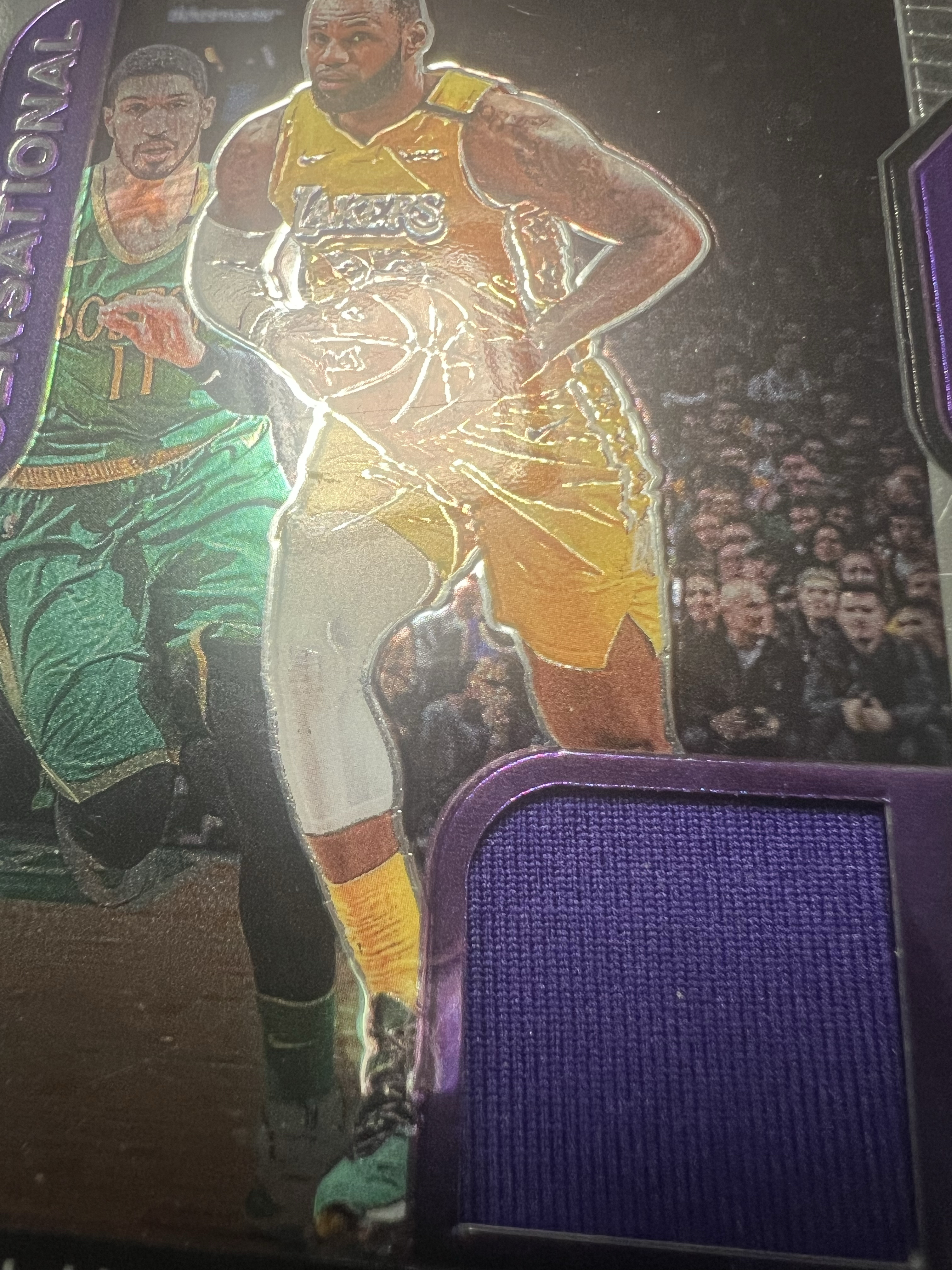 【SY代卖sy0521-可累积-瑕疵看图】2020-21 Panini Prizm LeBron James 勒布朗 詹姆斯 球衣 物料