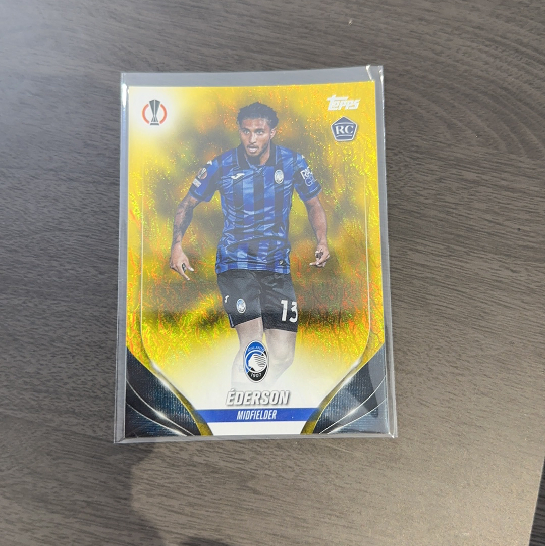 2024 Topps uefa Ederson 欧冠龙年碧玉 亚特兰大 埃德森 RC新秀 37/50编【卡品如图 不累计 不到付】卡14 卡淘