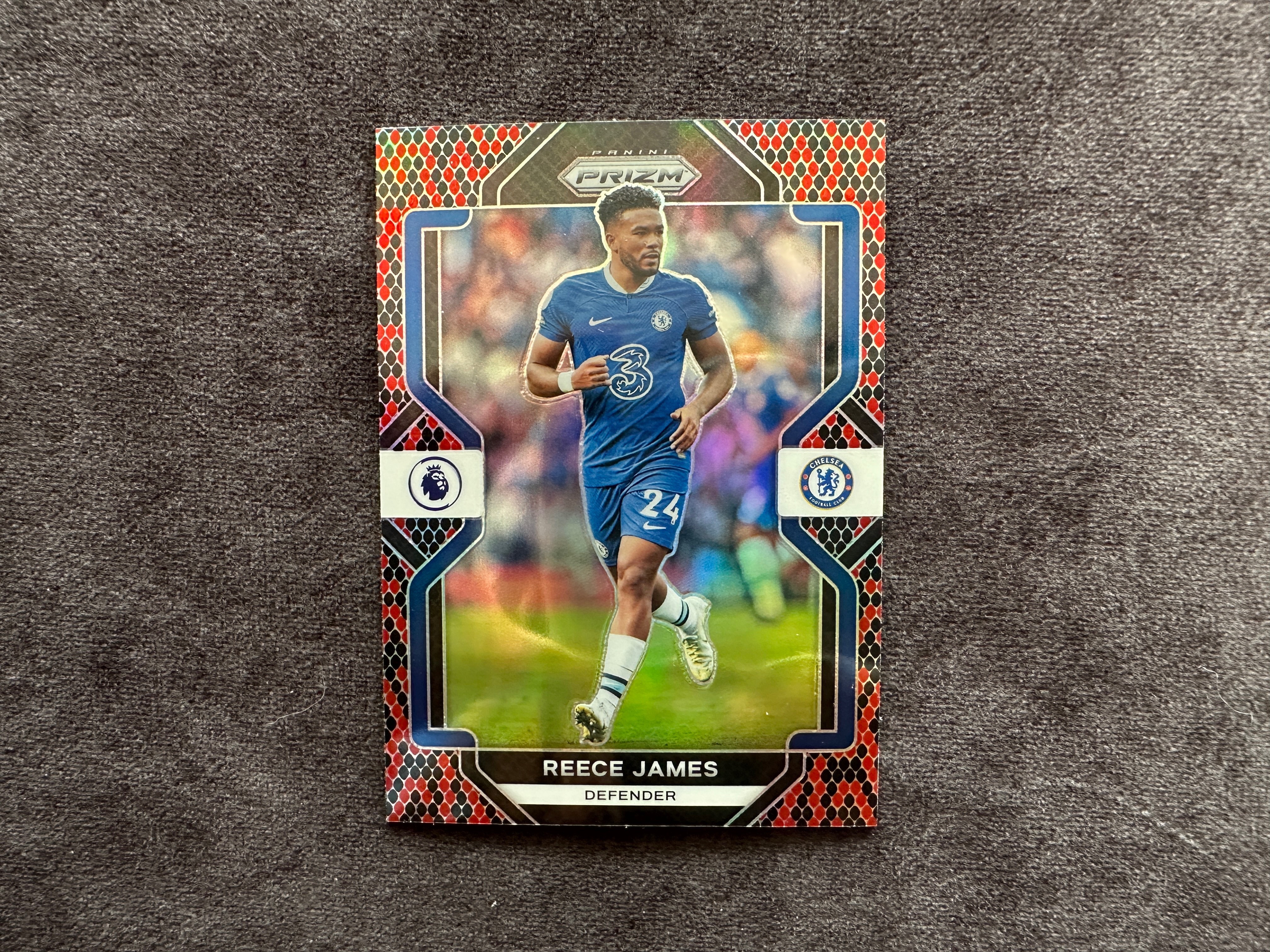 2022-23 Panini Prizm Reece James 22-23 英超pz 里斯詹姆斯 切尔西现役最强右后卫 蛇皮 箱货 大比例特卡 全网第一张 卡品如图