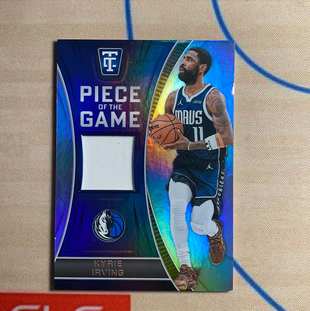 2024-25 Panini Totally Certified Kyrie Irving 卫生巾 银折 亲穿落场球衣切割 物料 凯里欧文 独行侠 欧神仙 卡品如图 凑套必备