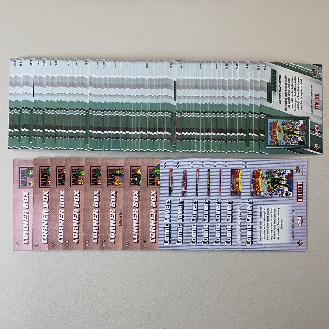 【弈卡代拍】2023 Upper Deck Marvel漫威 Secret Wars 秘密战争 大比例 帆布特卡 银折 折射 Corner Box特卡 打包 品相如图 凑套必备 真帕杰洛