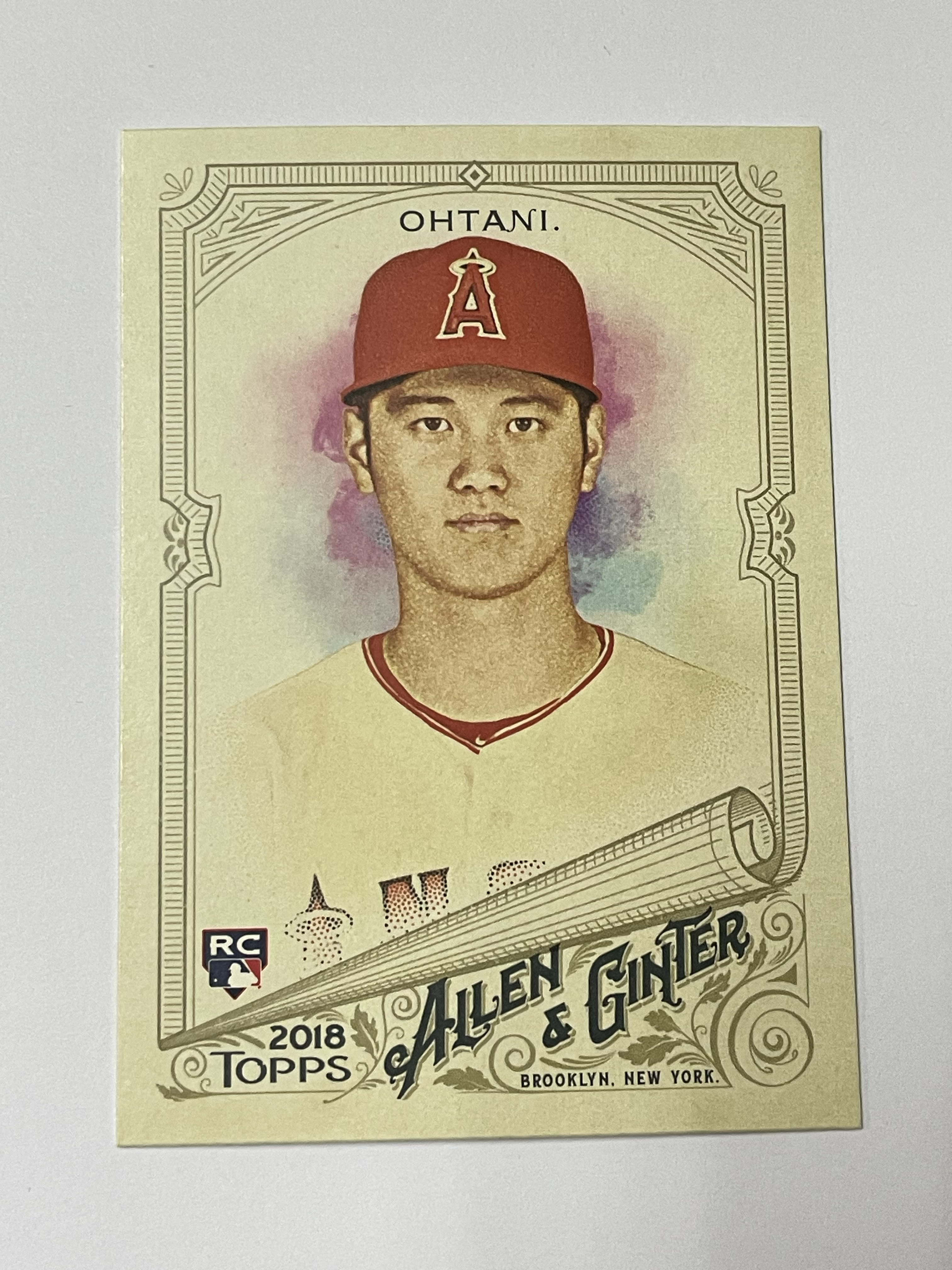 2018 Topps Allen & Ginter Shohei Ohtani RC 洛杉矶天使 大谷翔平 新秀 肖像 Base 第一张