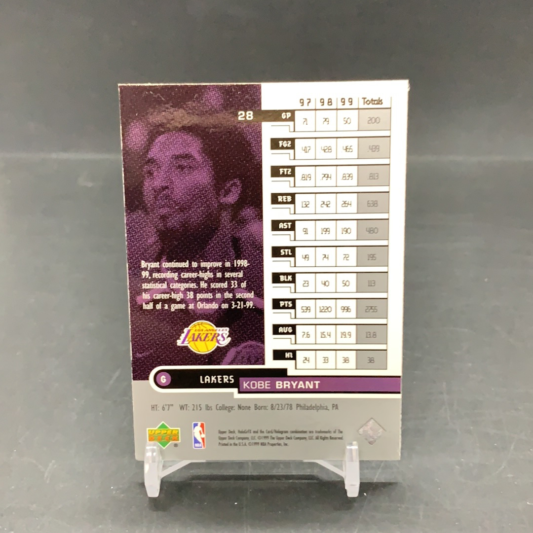 【DC拍卖】11.20. CR7 UD HOLOGRFX 经典折射卡 实卡美如画 kobe 名人堂传奇巨星 湖人王朝领军人物 黑曼巴 科比 布莱恩特