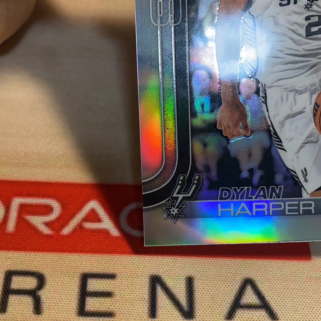 2025-26 Topps Chrome Dylan Harper RC Topps chrome Tc 迪伦 哈珀 新秀 正银折 折射 #1 潜力新秀 卡品如图 凑套必备