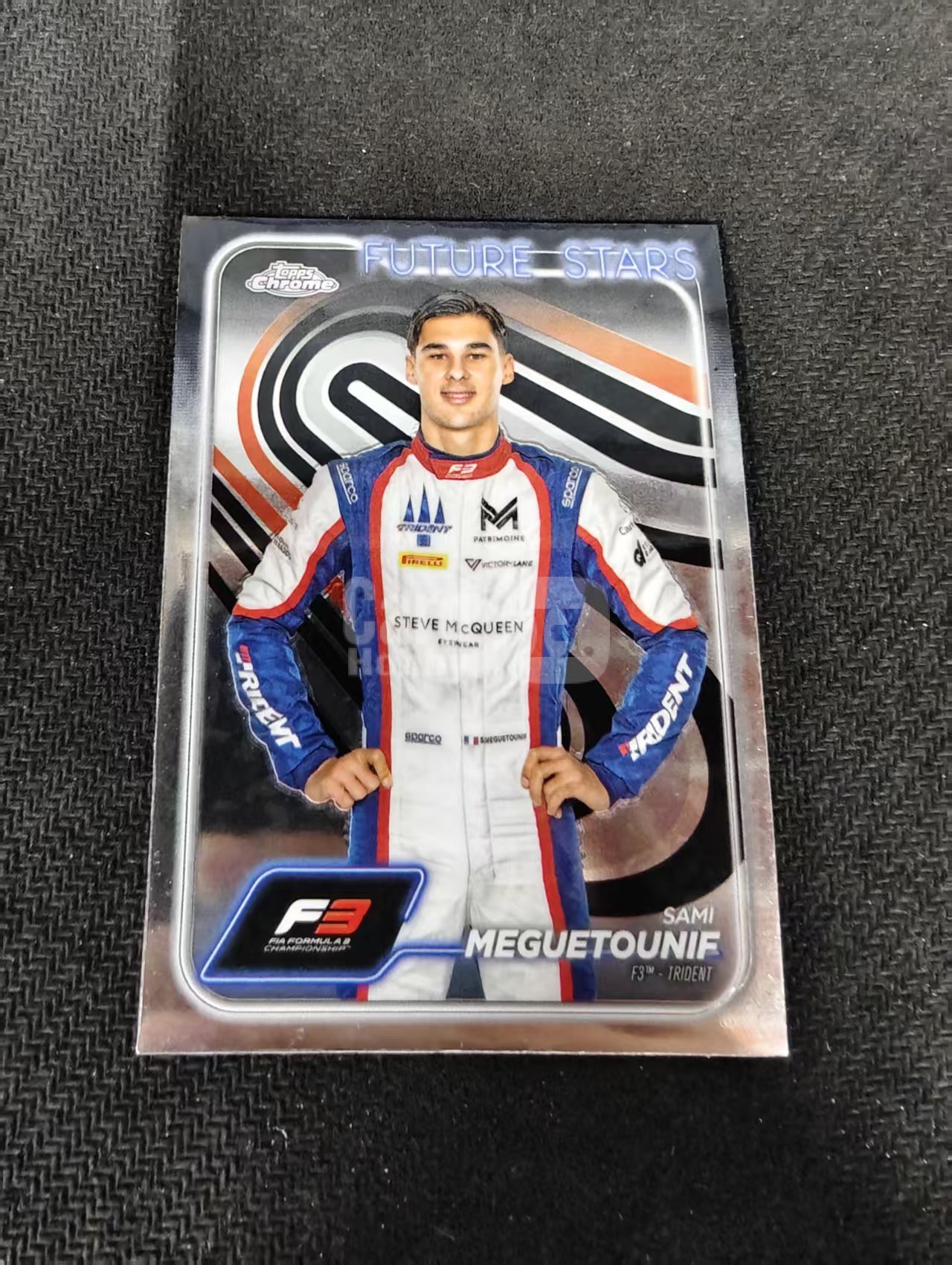 2024 Topps Chrome F1 sami meguetounif 萨米 梅格通尼 F3 划痕 边角瑕疵 #47