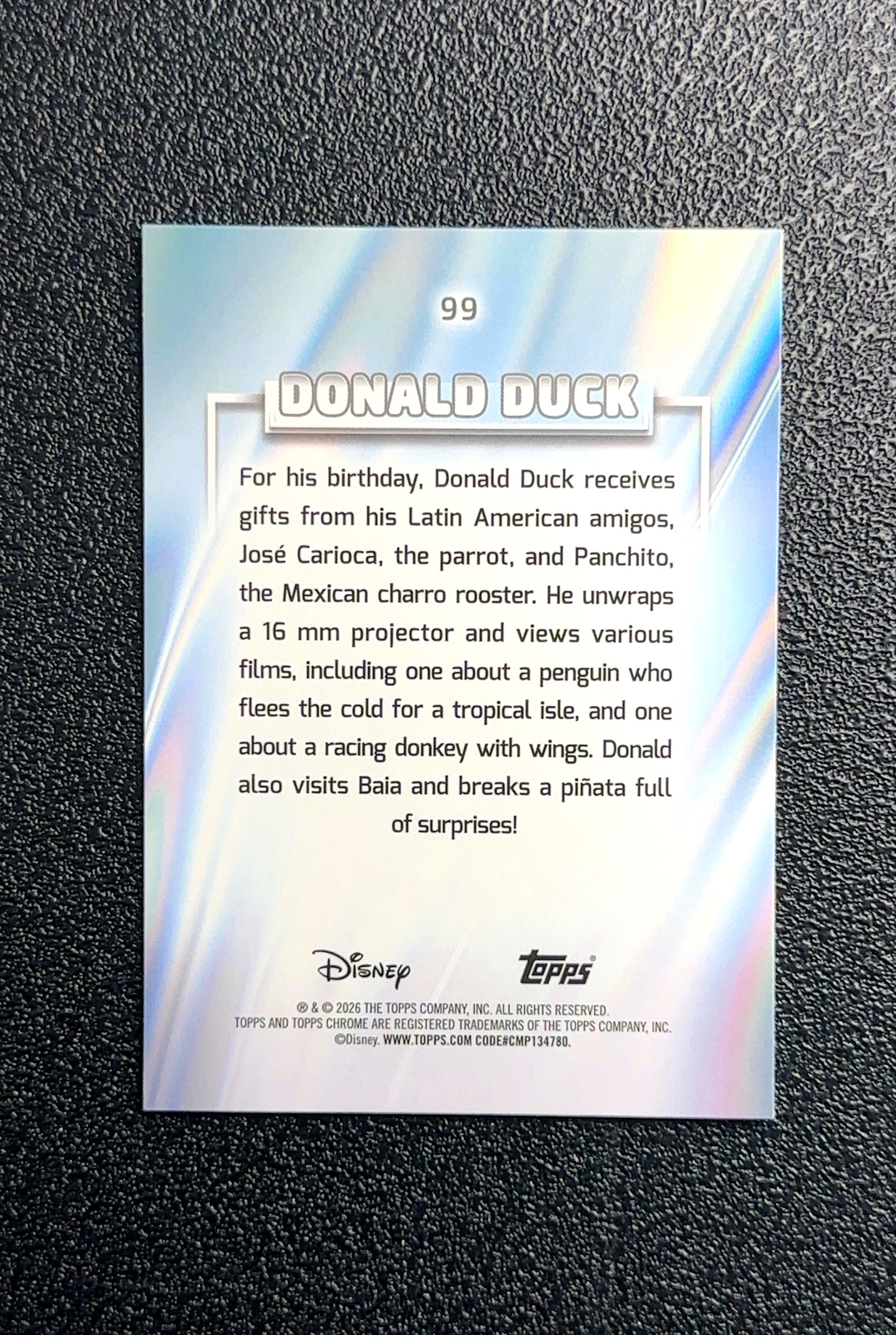 【大鱼】2026 Topps Chrome Donald Duck 唐老鸭 卡品如图 高价值 #99 0028#156