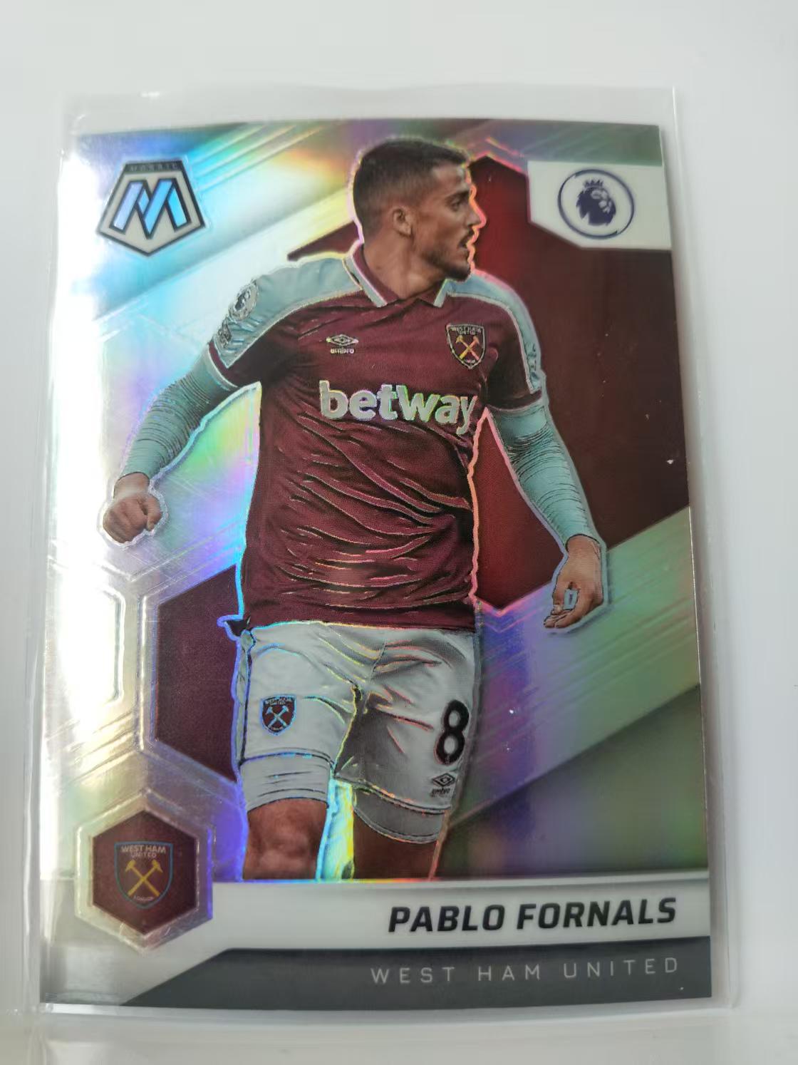 2021-22 Panini Mosaic Pablo Fornals 弗纳尔斯 西汉姆联  英超马赛克 银折 卡品如图 Q013F