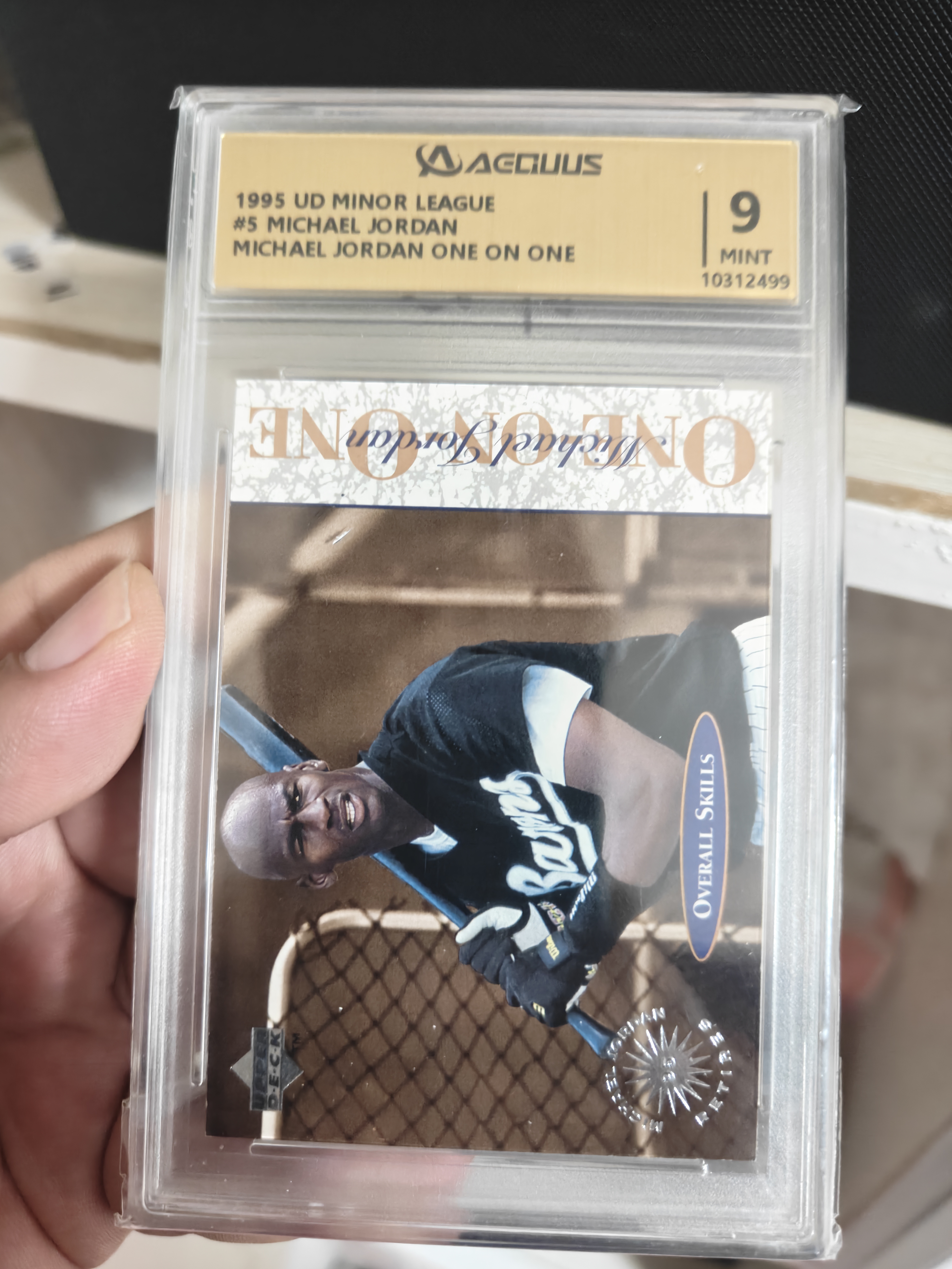1995 Upper Deck Minor League Michael Jordan #5 乔丹 迈克尔 篮球之神 ud老卡 大比例 one on one 收藏投资必备