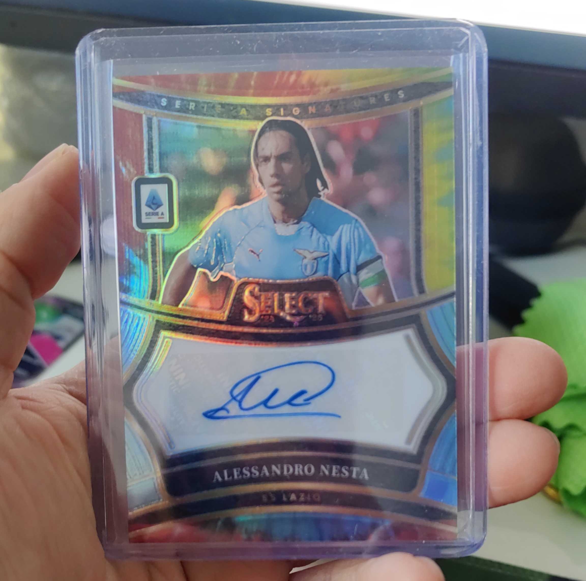 2025 Panini Select Alessandro Nesta 意大利 AC米兰 拉齐奥 内斯塔 25编扎染签字卡 !!!