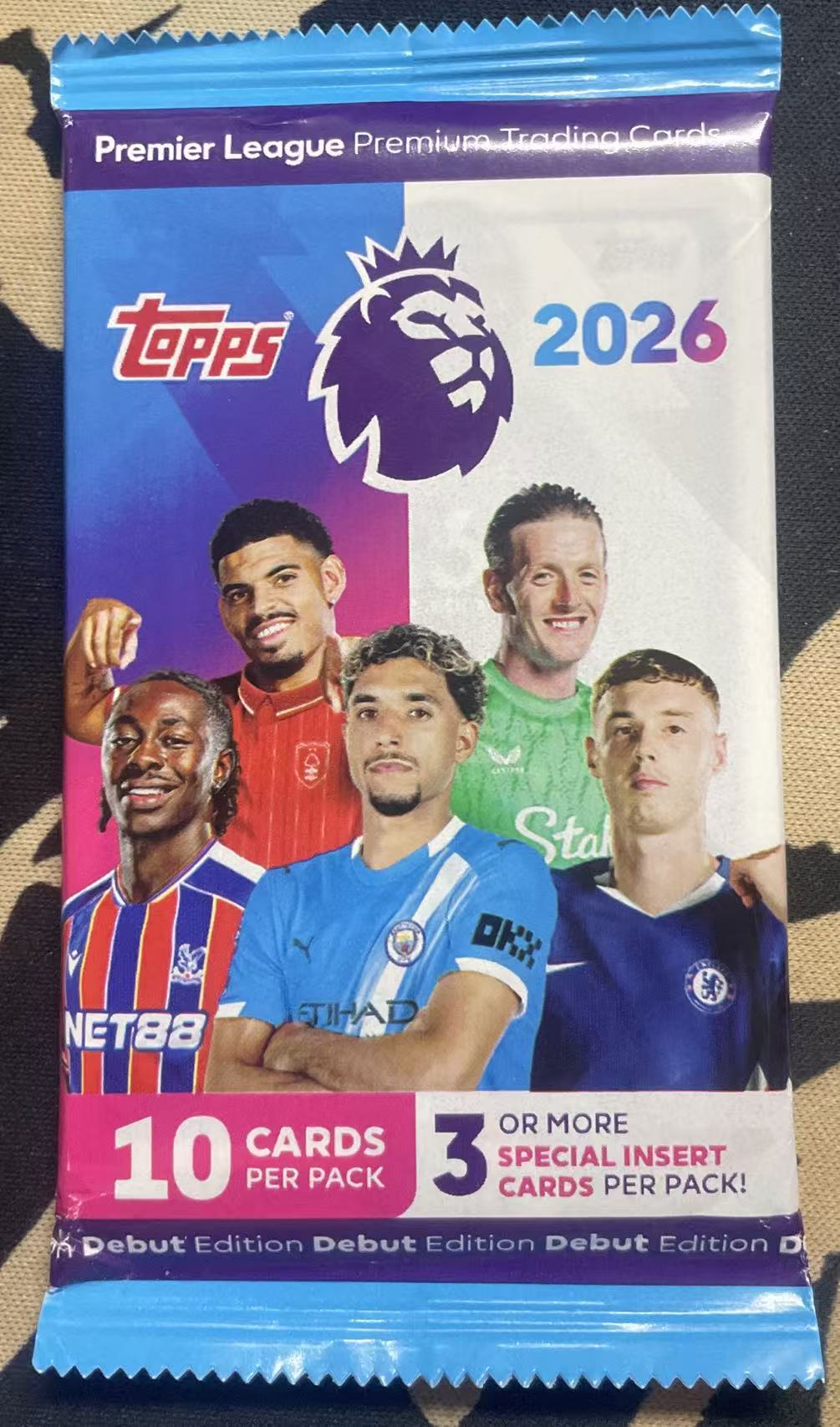 2026 Topps Premier 恩古莫哈 英超 原封单包 博恩古莫哈 新秀带编折射 好人签字 单包10张 b费 哈兰德 值得投资 (猴子卡社)