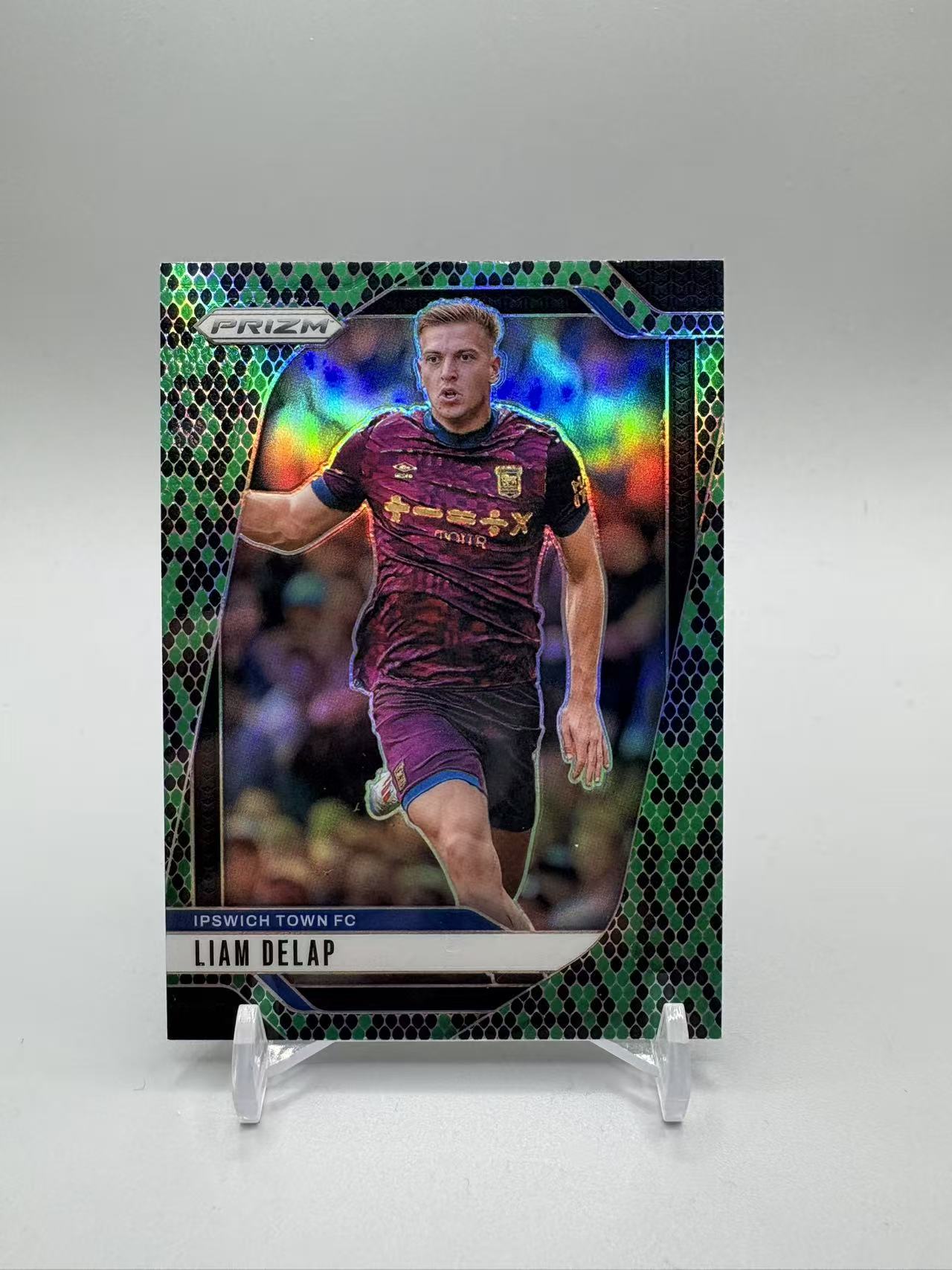 2024-25 Panini Prizm Liam Delap 【灰灰代拍】全新英超PZ 伊普斯维奇 德拉普 蛇皮折 不带编 大比例 波