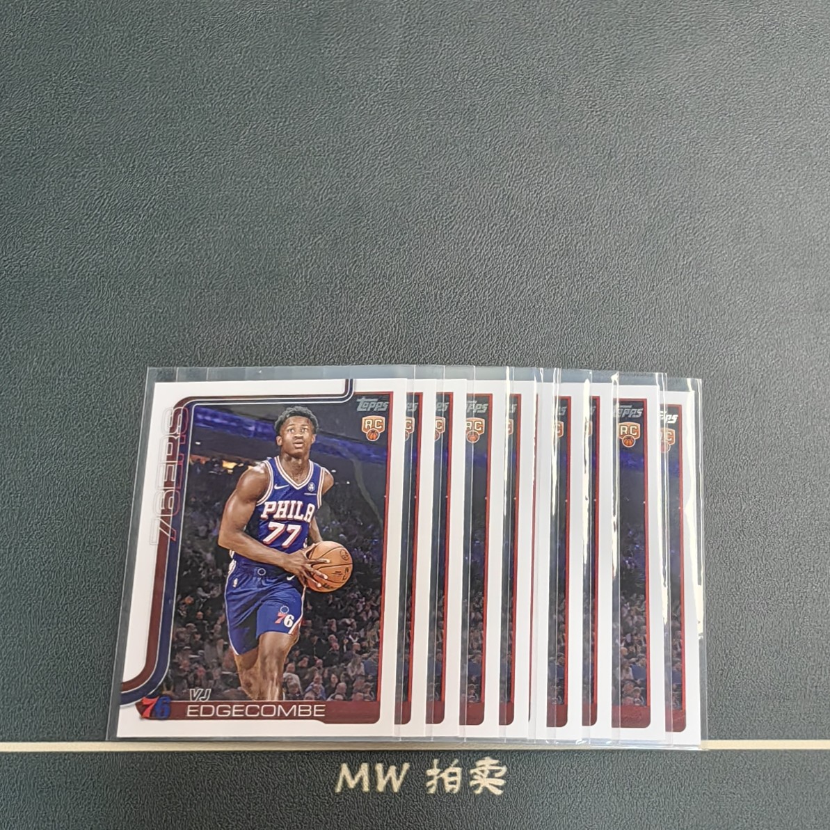 【MW拍卖免费】 VJ 艾奇康比 埃奇科姆 2025-26 Topps Flagship折 VJ EDGECOMBE 76人 LOT打包 -璐
