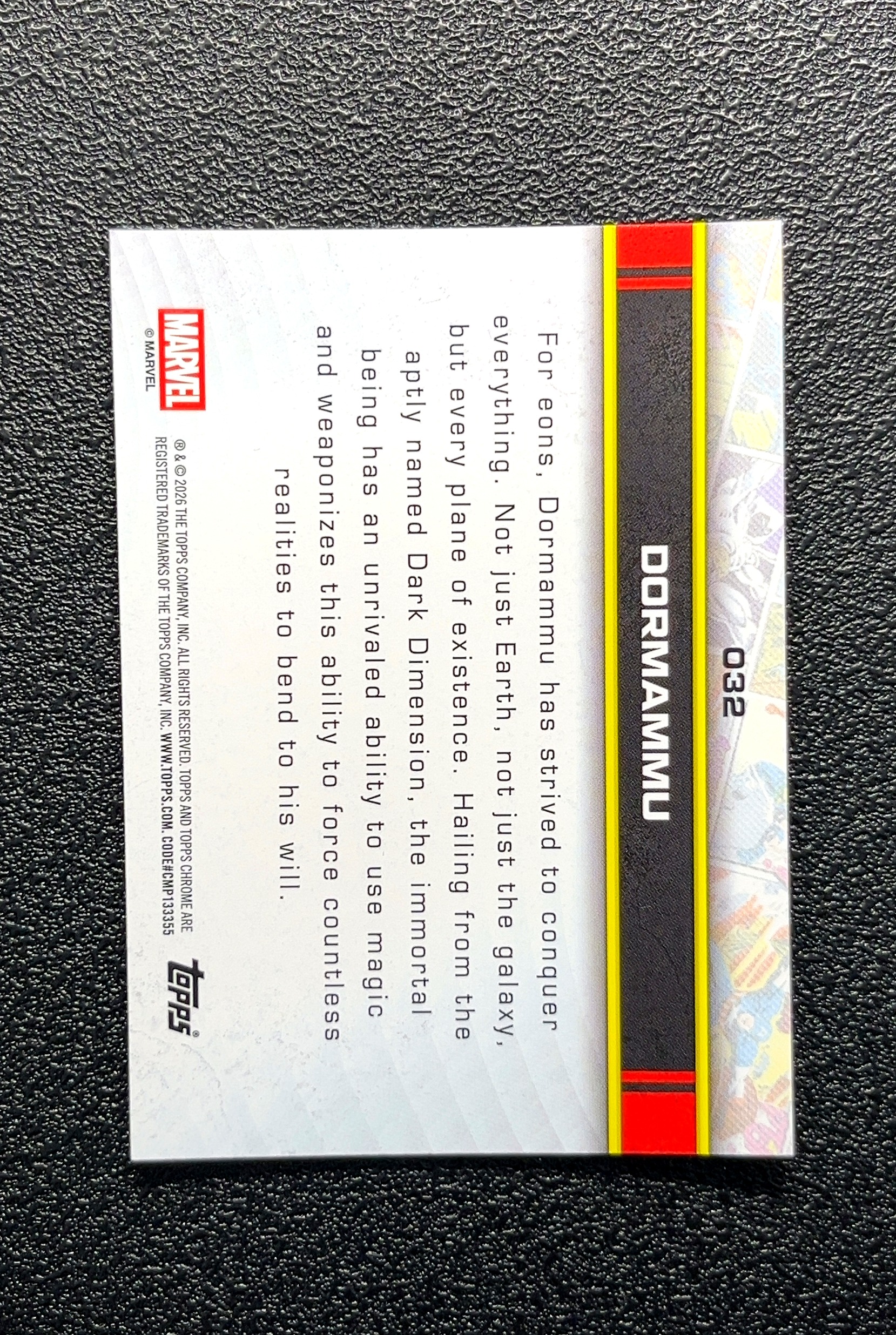 【岛屿拍卖】Topps Chrome Dormammu 多玛姆 卡品如图 高价值 #032 0011#118