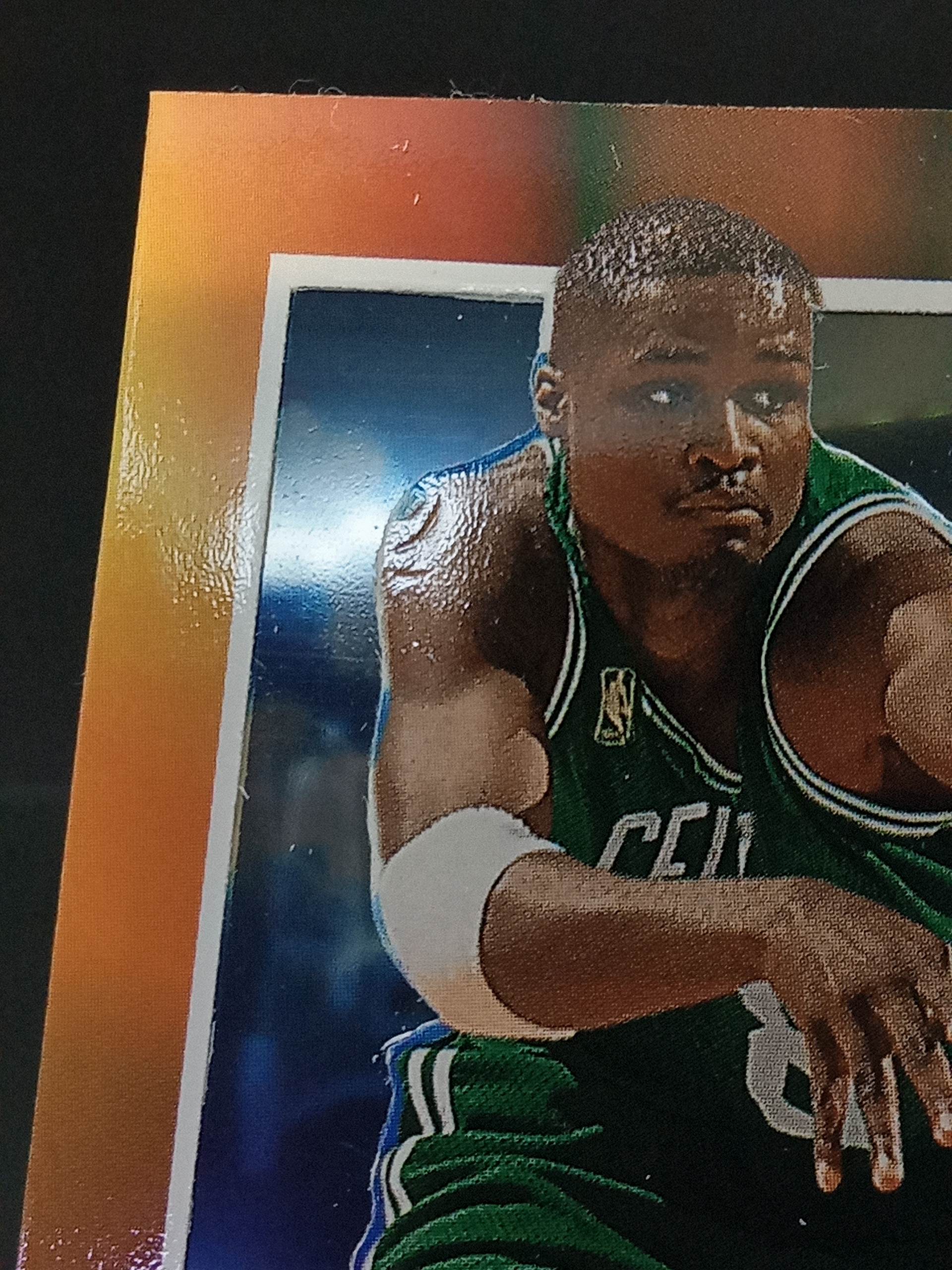 【DC拍卖】9.29小科比(微瑕)`1996-97 Skybox E-X2000 #4 Antoine Walker 安托万沃克 波士顿凯尔特人 橙金渐变胶片折射老球星卡`