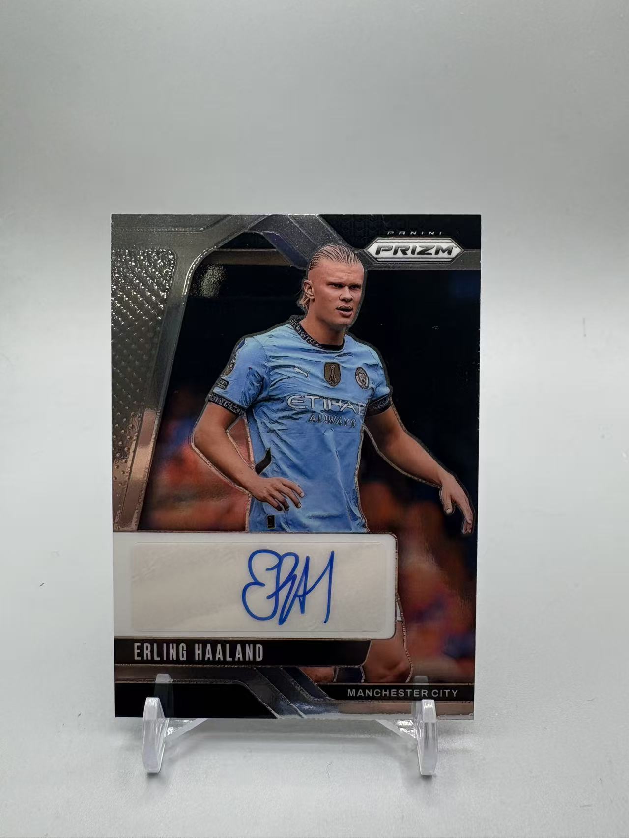 2024-25 Panini Prizm Erling Haaland 【灰灰代拍】全新 英超 pz 曼城 哈兰德 魔人布欧 签字 base签 A签 鼠