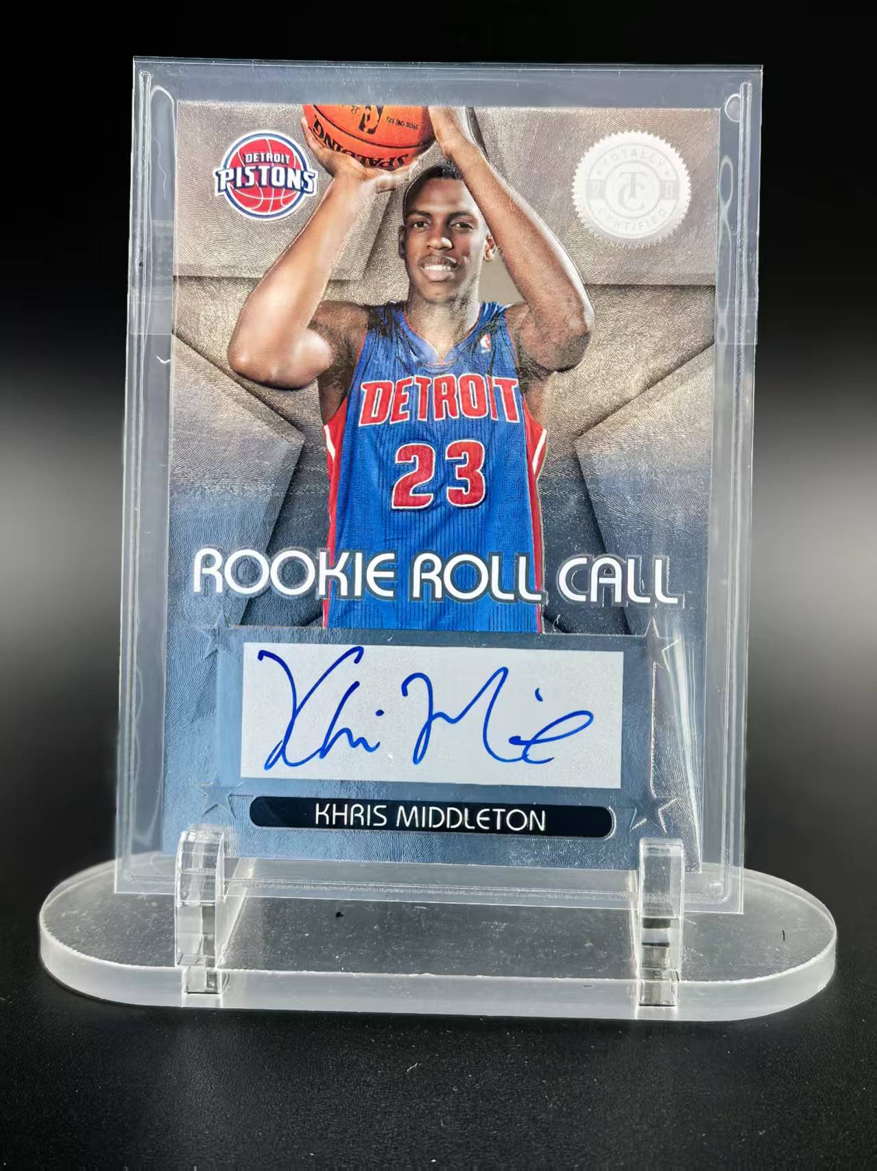 2012 Panini Totally Certified Khris Middleton RC #80 米德尔顿 新秀年 卫生巾 卡签