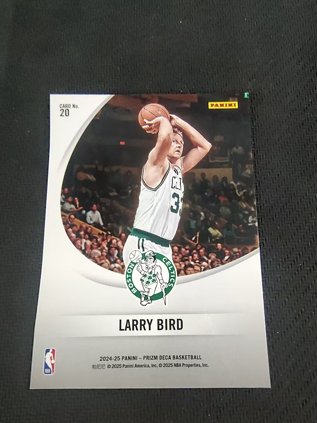 【可合并,不累计】2024-25 Panini Prizm Larry Bird DECA 凯人特人 拉里伯德 PZ 复刻 特卡 划痕 边角瑕疵 #20