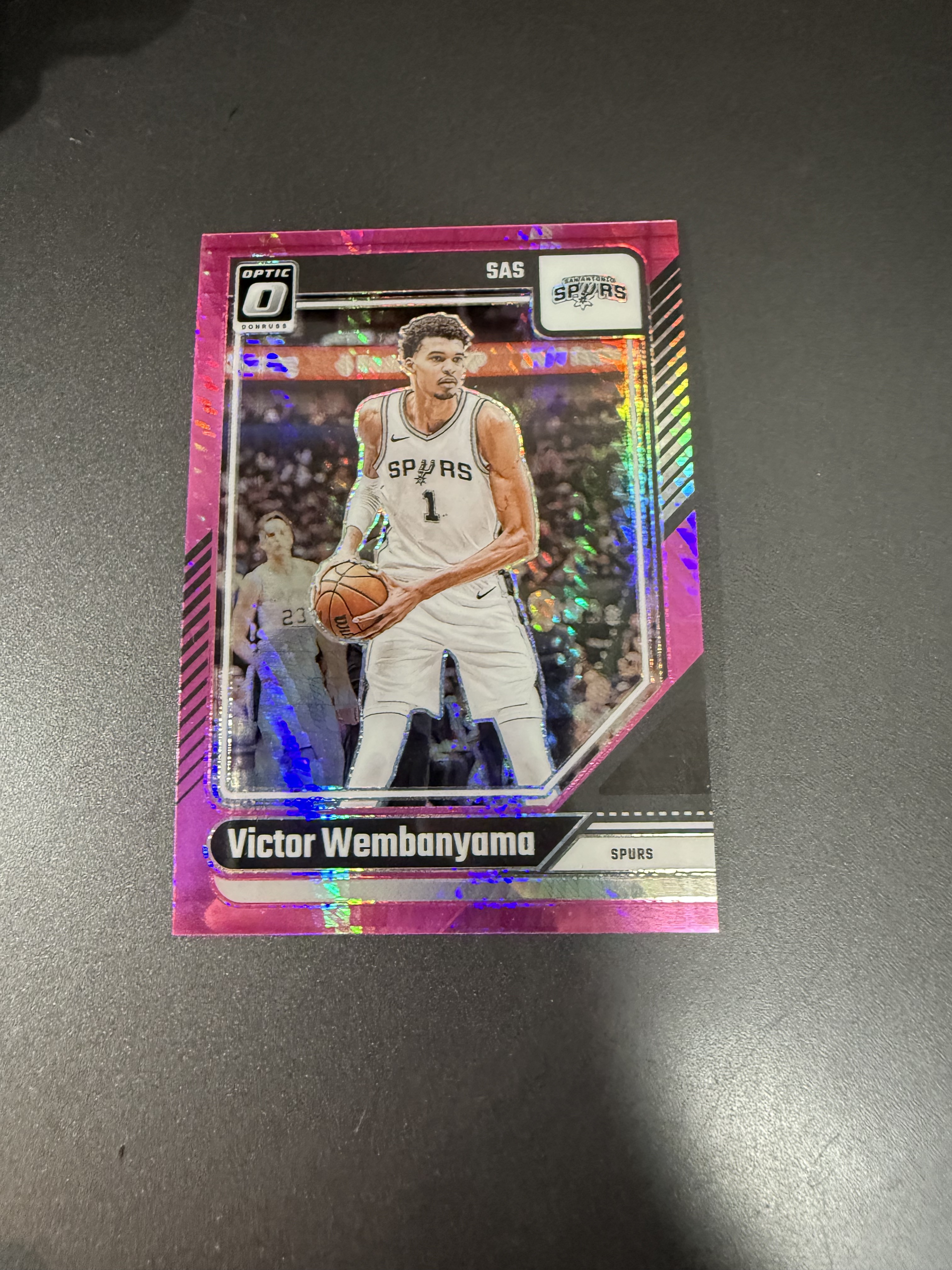 2024-25 Panini Optic Victor Wembanyama 维克托 文班亚马/斑马 粉hyper折 w