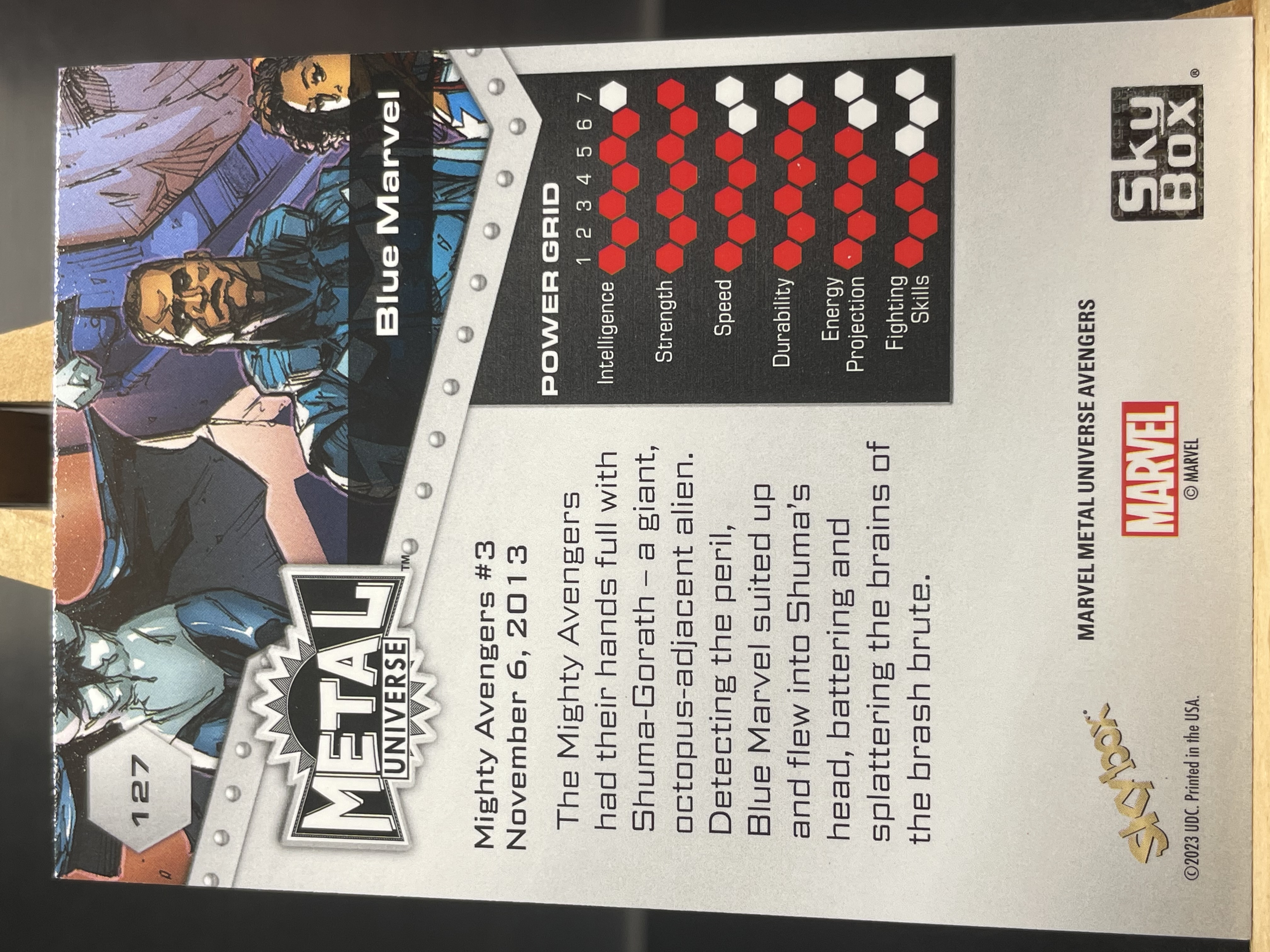 (T1) 2023 Skybos Marvel 漫威 BASE 蓝惊奇 实卡好看 收藏凑套必备 卡品如图 !!!