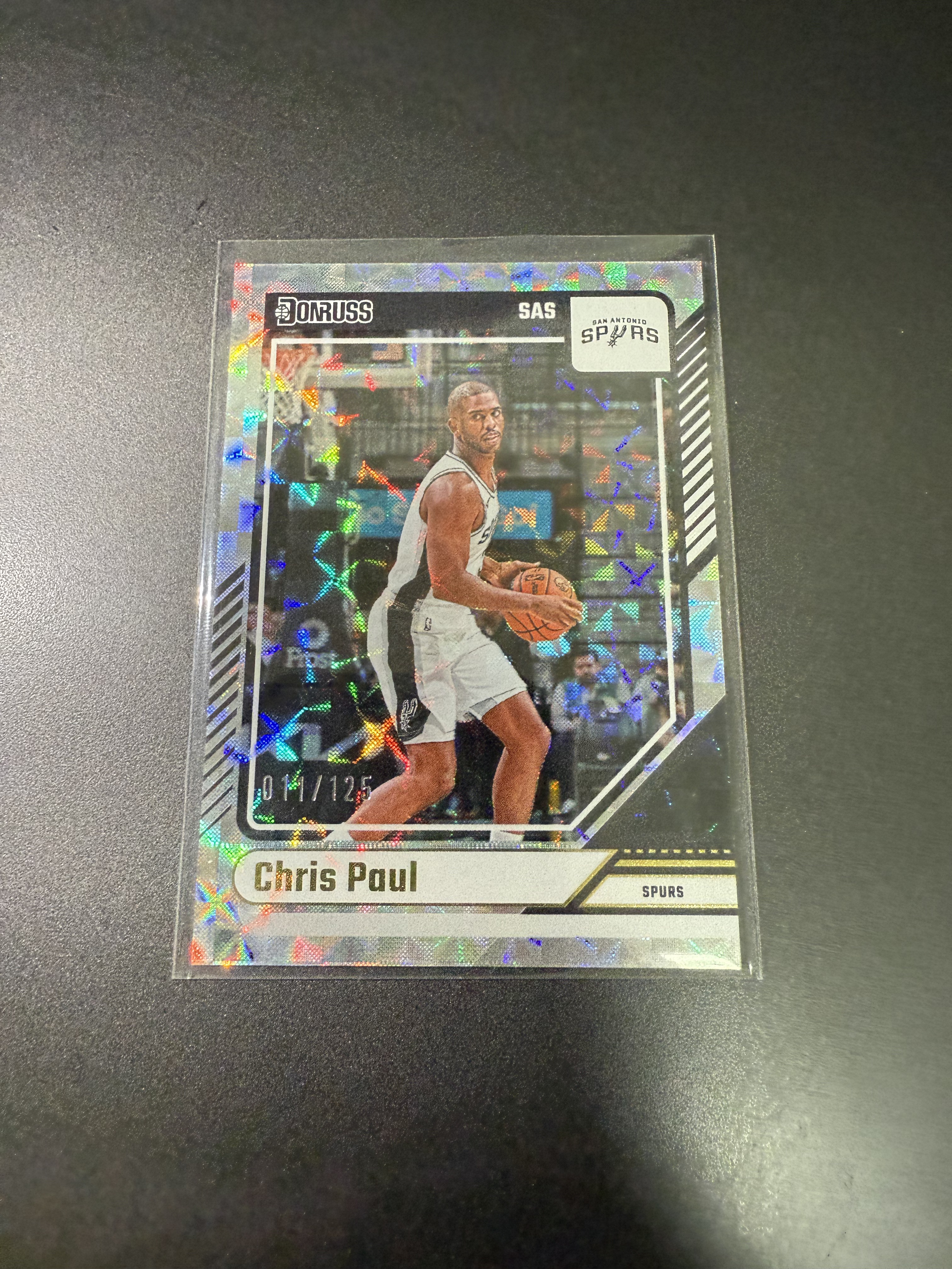 2024-25 Panini Donruss Chris Paul 克里斯 保罗/CP3 马刺队 折射 125编 老炮 什