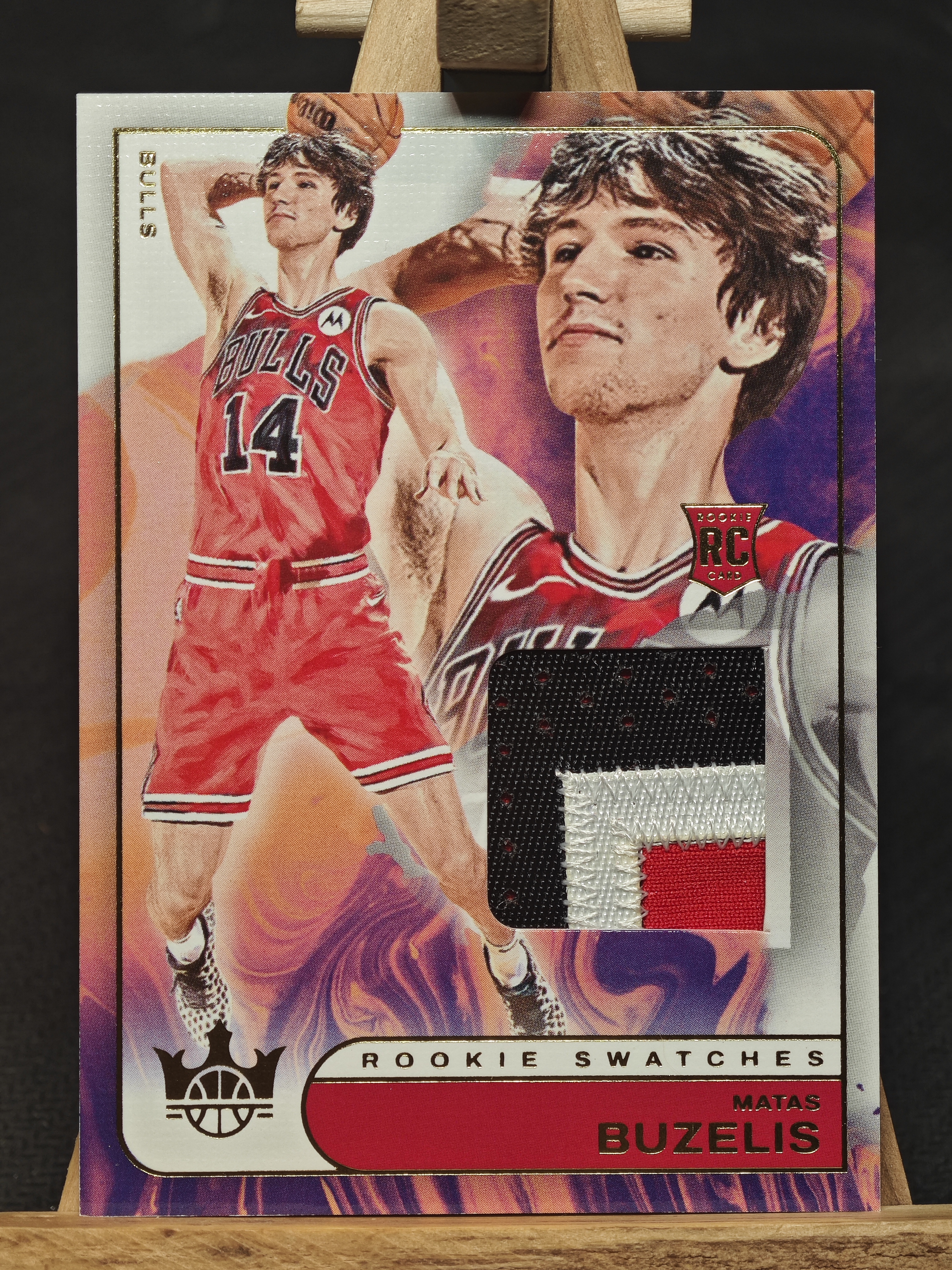 2024-25 Panini Prizm Matas Buzelis RC 马塔斯 布泽利斯 PZ 公牛 新秀RC 正银折 通行卡品 叉叉拍卖 B