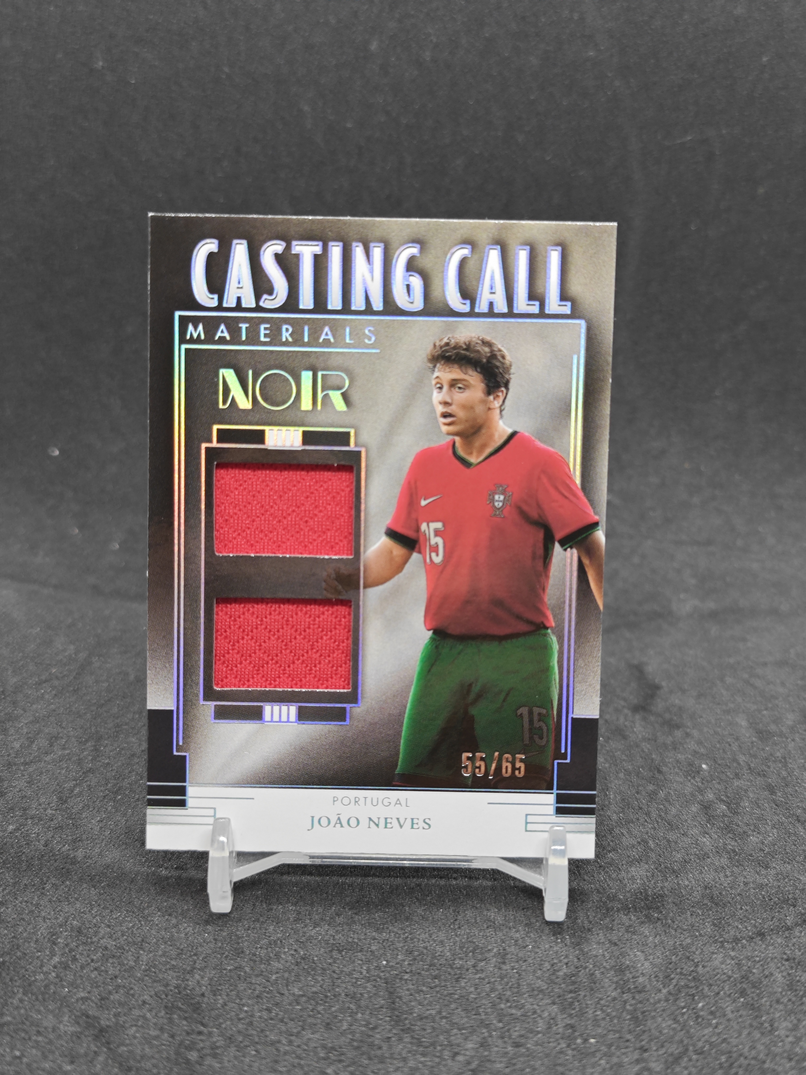 【55/65编 双窗物料】2024-25 Panini Noir 诺尔 巴黎圣日耳曼 大巴黎 葡萄牙 若昂 内维斯 若奥 Joao Neves