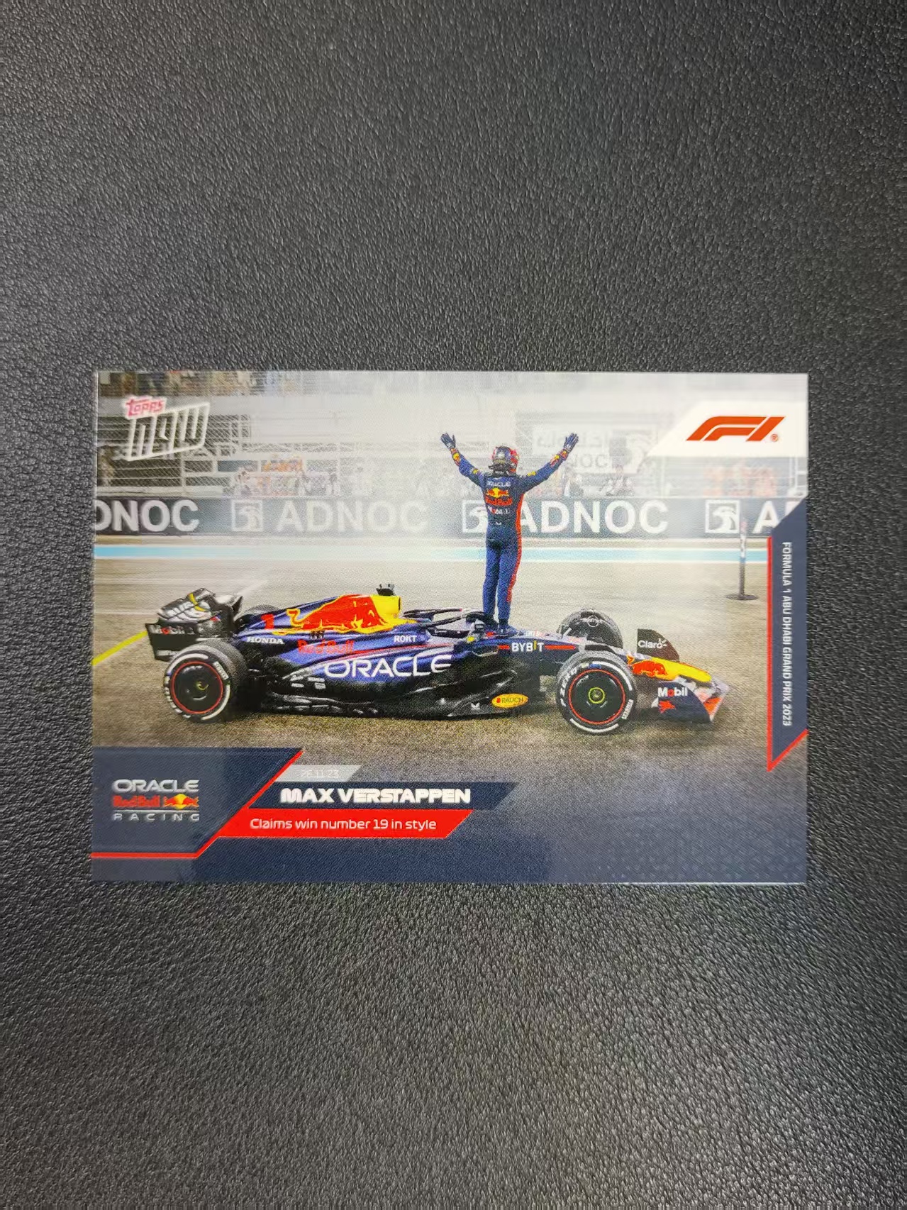 2023 Topps Now F1 Max Verstappen 维斯塔潘 红牛 卡品如图 出价前请仔细阅读描述 xyj