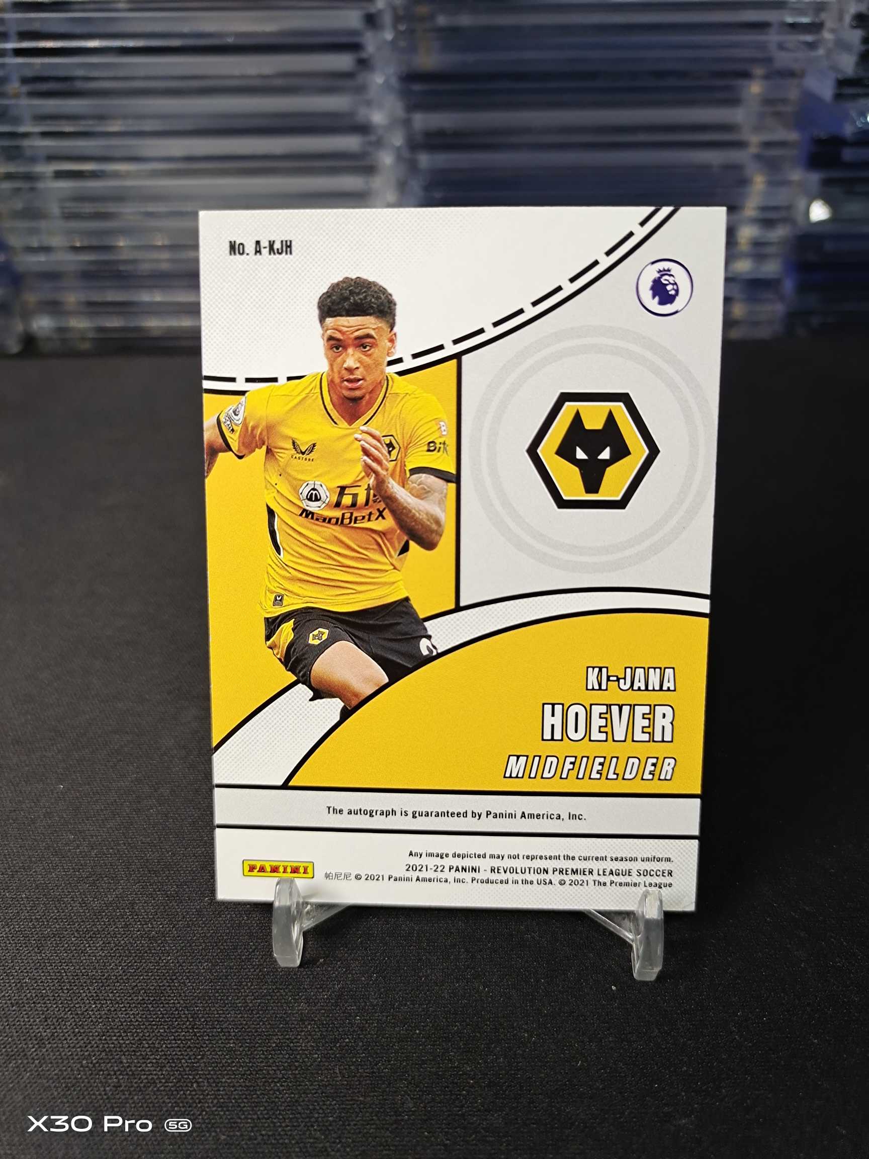 【小加速拍】霍福尔 新秀签字 RC 折射 Sign Panini 英超 革命 热狼队 Ki-Jana Hoever