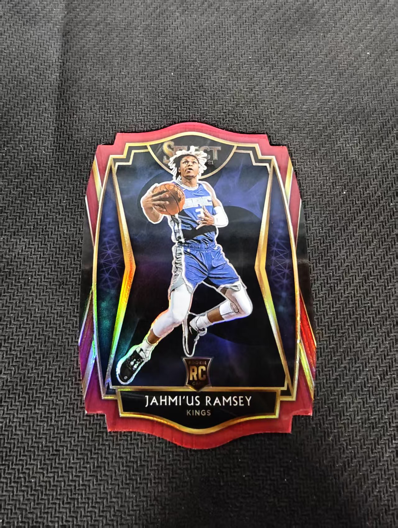 【汽水拍卖】2020-21 Panini Select Jahmi'us Ramsey RC 热迈厄斯 拉姆齐 国王 新秀 异形 红折 175编