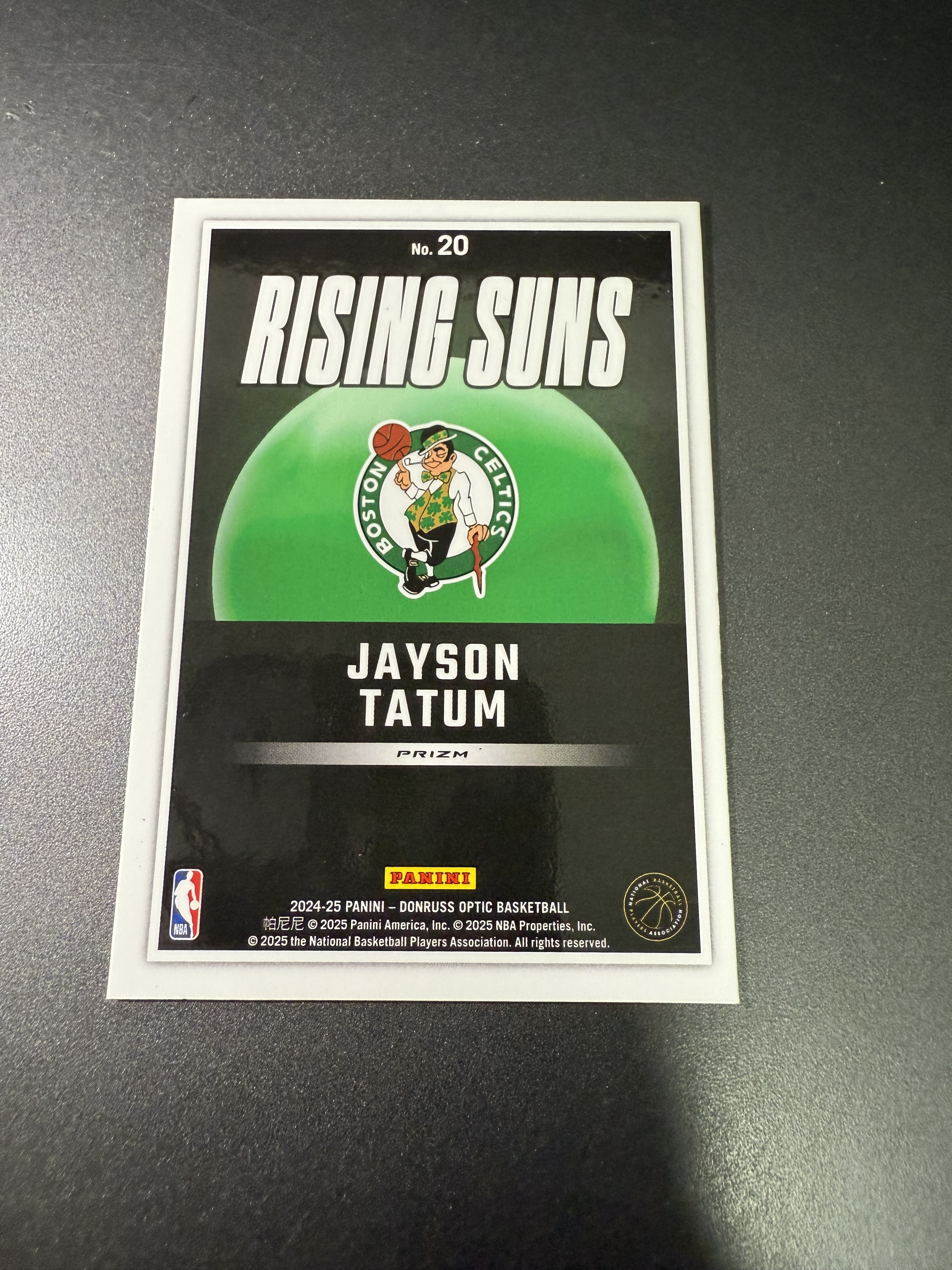 2024-25 Panini optic Jayson Tatum 塔图姆 银折 凯尔特人队 什