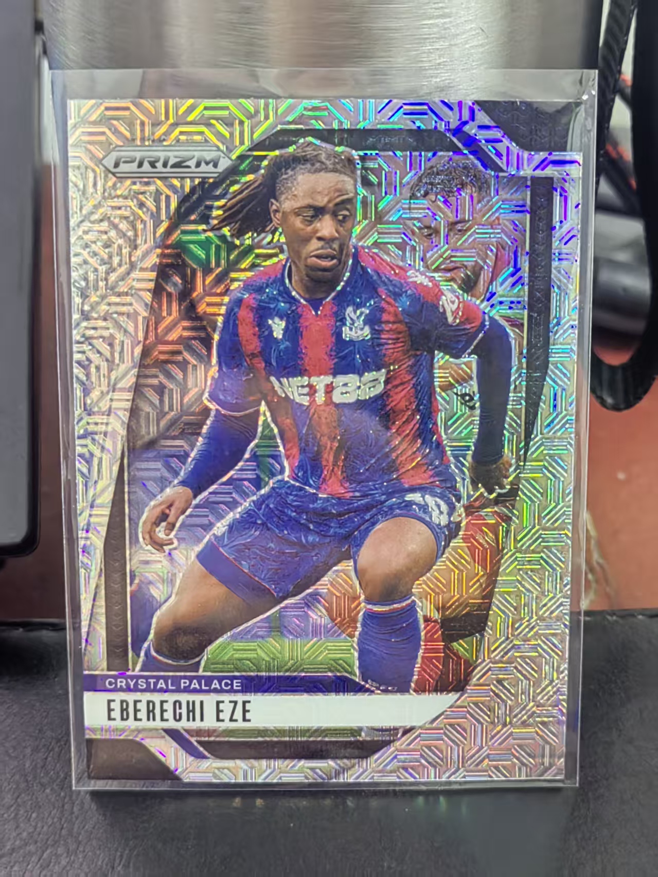 2024-25 Panini Prizm Eberechi Eze PZ 埃贝雷利 埃泽 水晶宫 迷宫折 mojo折 英超 足 白边白角 不保卡品 卡品如图