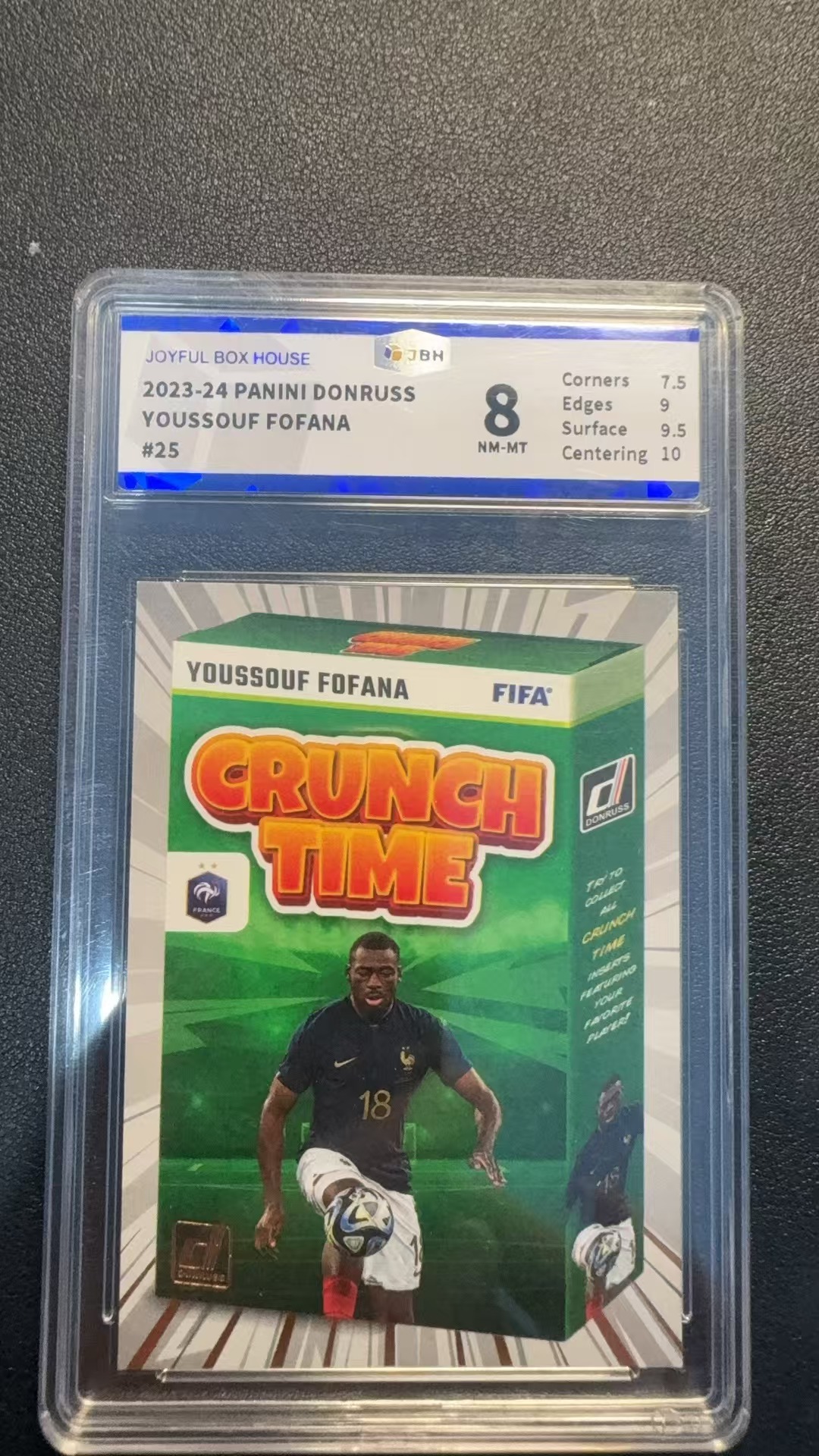 2024 Panini Donruss Youssouf Fofana 杜蕾斯系列 FIFA 法国 优素福 福法纳 关键时刻 麦片特卡 评级卡8卡品如图 寄付顺丰 zy