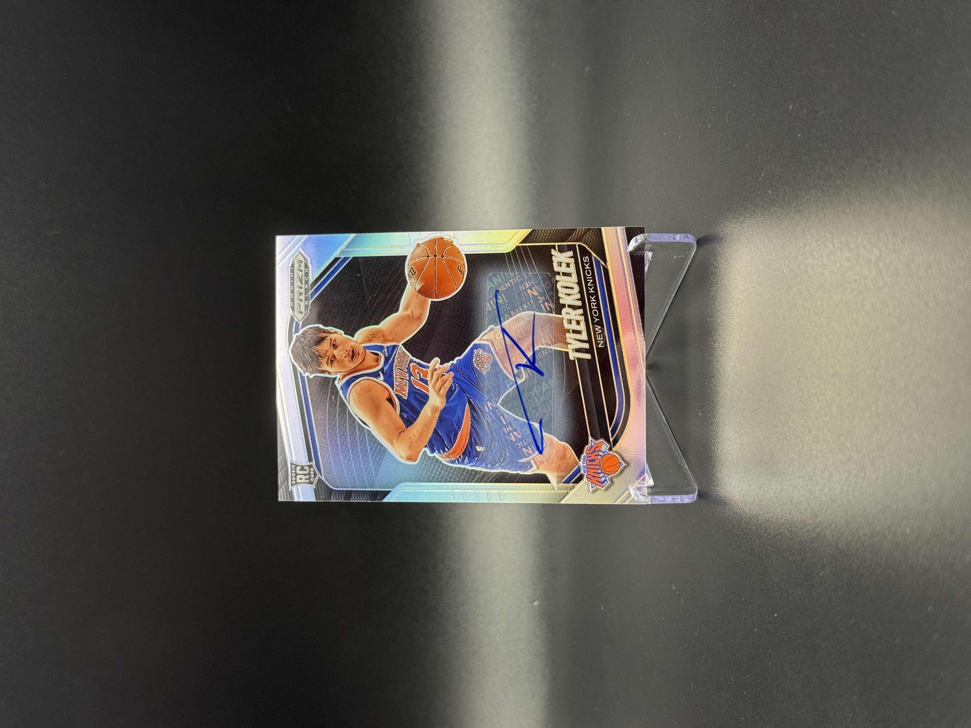 2024-25 Panini Mosaic Tyler Kolek RC 【鲨鱼辣椒 免费代拍】新秀 泰勒 科勒克 折射 签字 银折 Pz Black 细节如图#Tzy