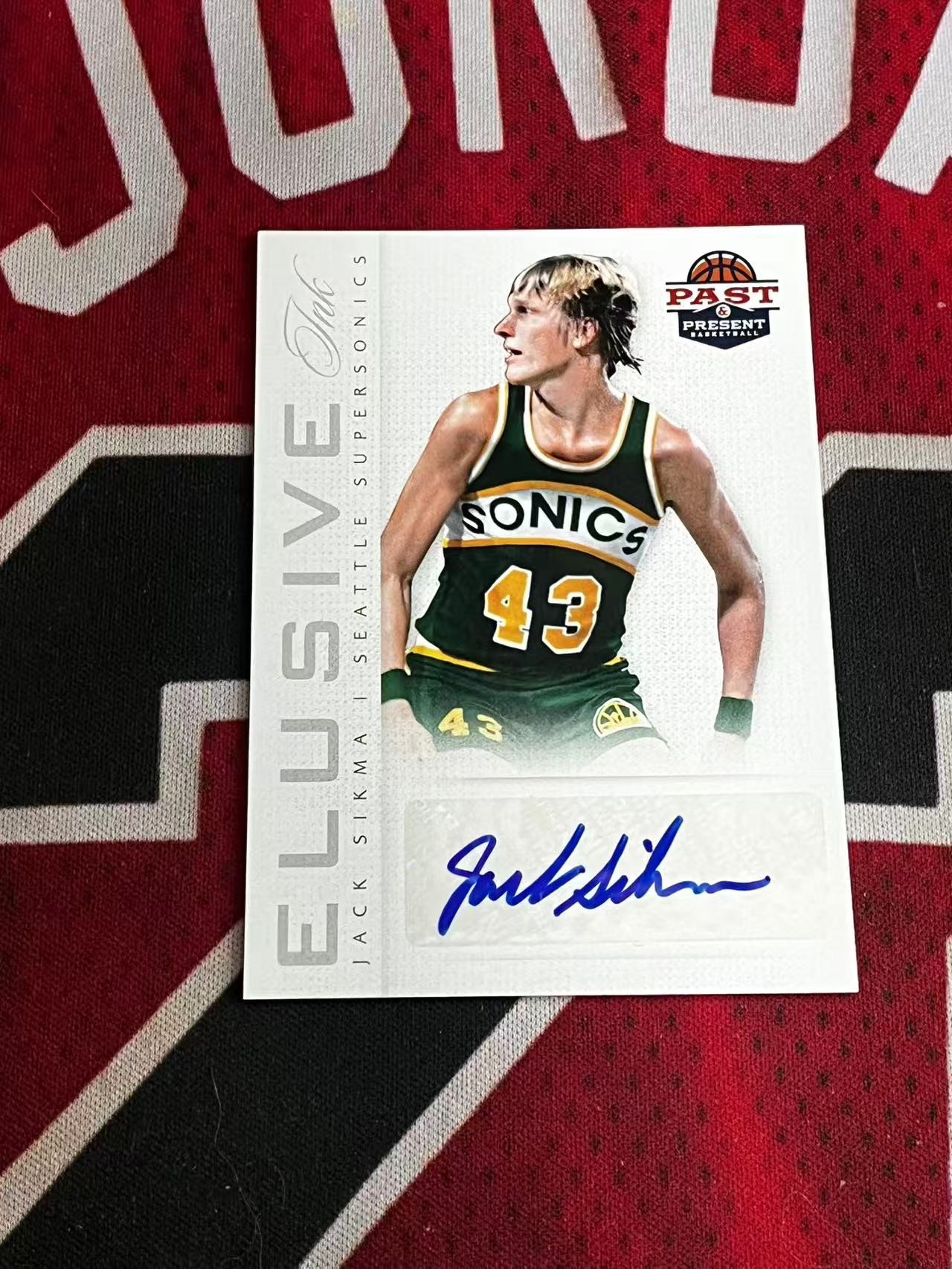 2013 PANINI PAST AND PRESENT 超音速名宿 杰克西科马 希科马 签字卡 全签 ELUSIVE签 专收凑套必备