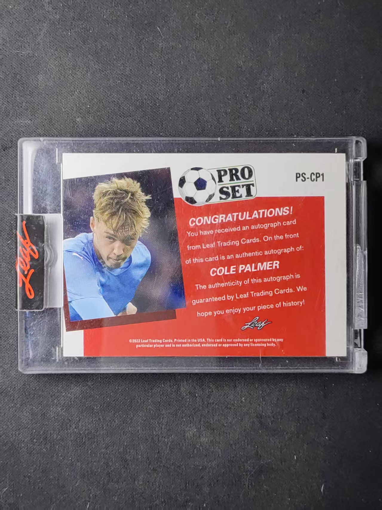 2022 Leaf Comptitions Cole Palmer 【林林拍卖tiffany】leaf原封砖 英超 曼彻斯特城 曼城 帕尔默 签字