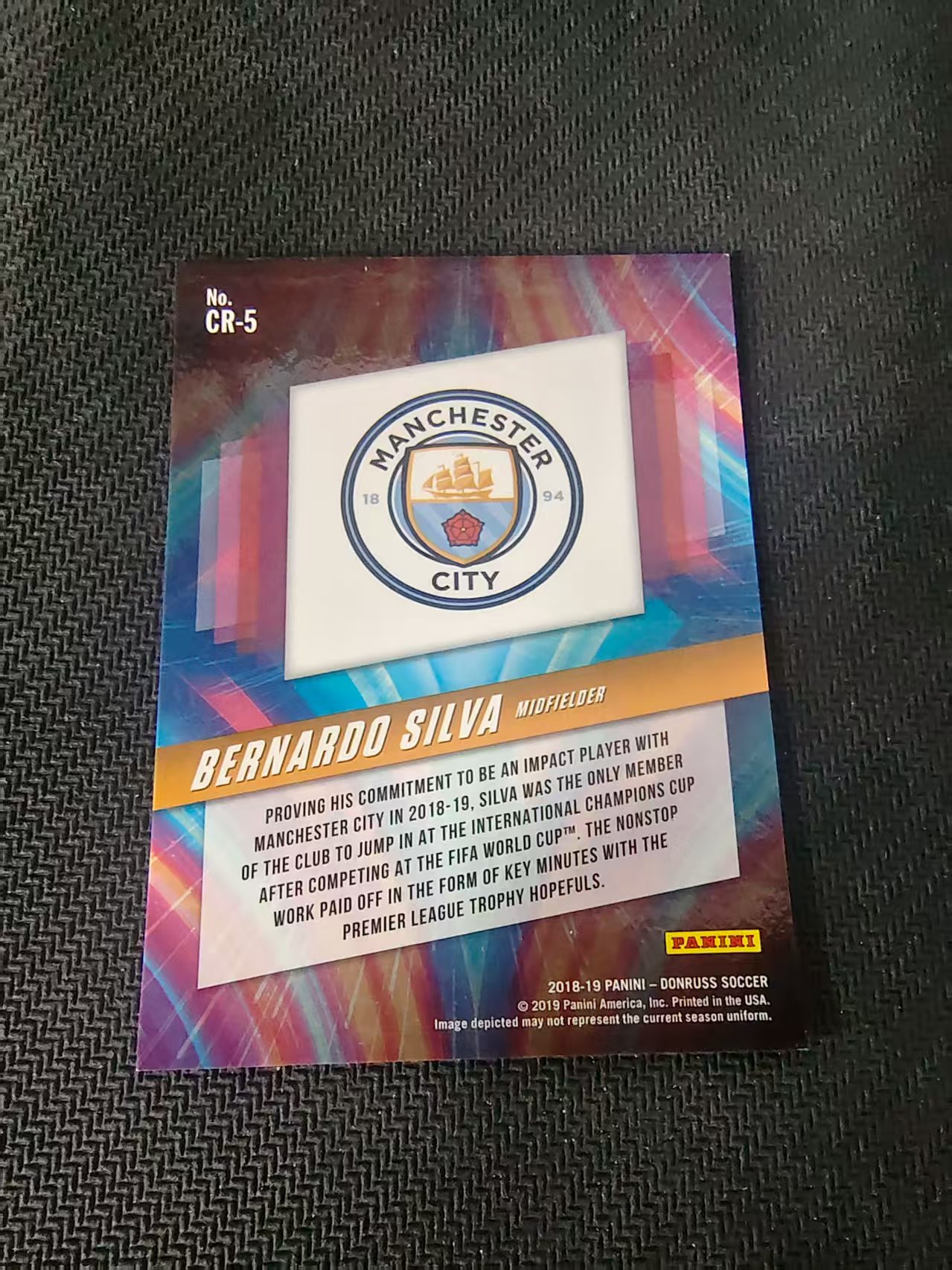 【可合并,不累计】2018-19 Panini Donruss Bernardo Silva 葡萄牙 曼城 B席 贝尔纳多席尔瓦 特卡 杜蕾斯OP 划痕 边角瑕疵 #5