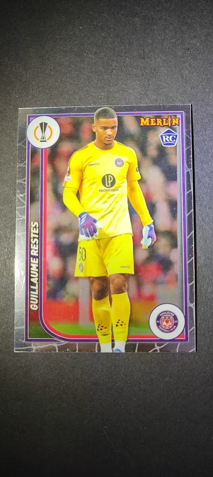 2024 topps uefa merlin 欧洲联赛 梅林 guillaume restes  雷斯特斯 toulouse fc 图卢兹 卡品如图 收藏凑套必备  -248