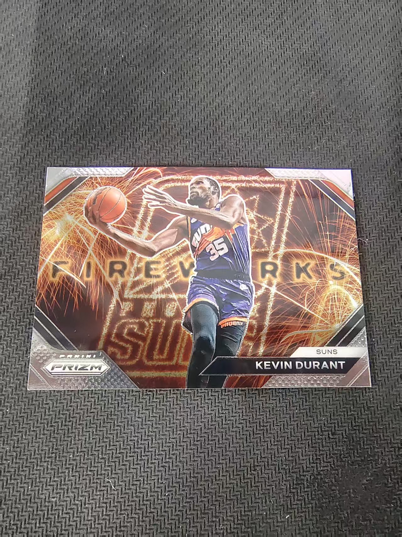 【可合并,不累计】2023-24 Panini Prizm Kevin Durant 凯文 杜兰特 死神 KD 烟花特卡 PZ 划痕 边角微瑕 介意勿拍 #24