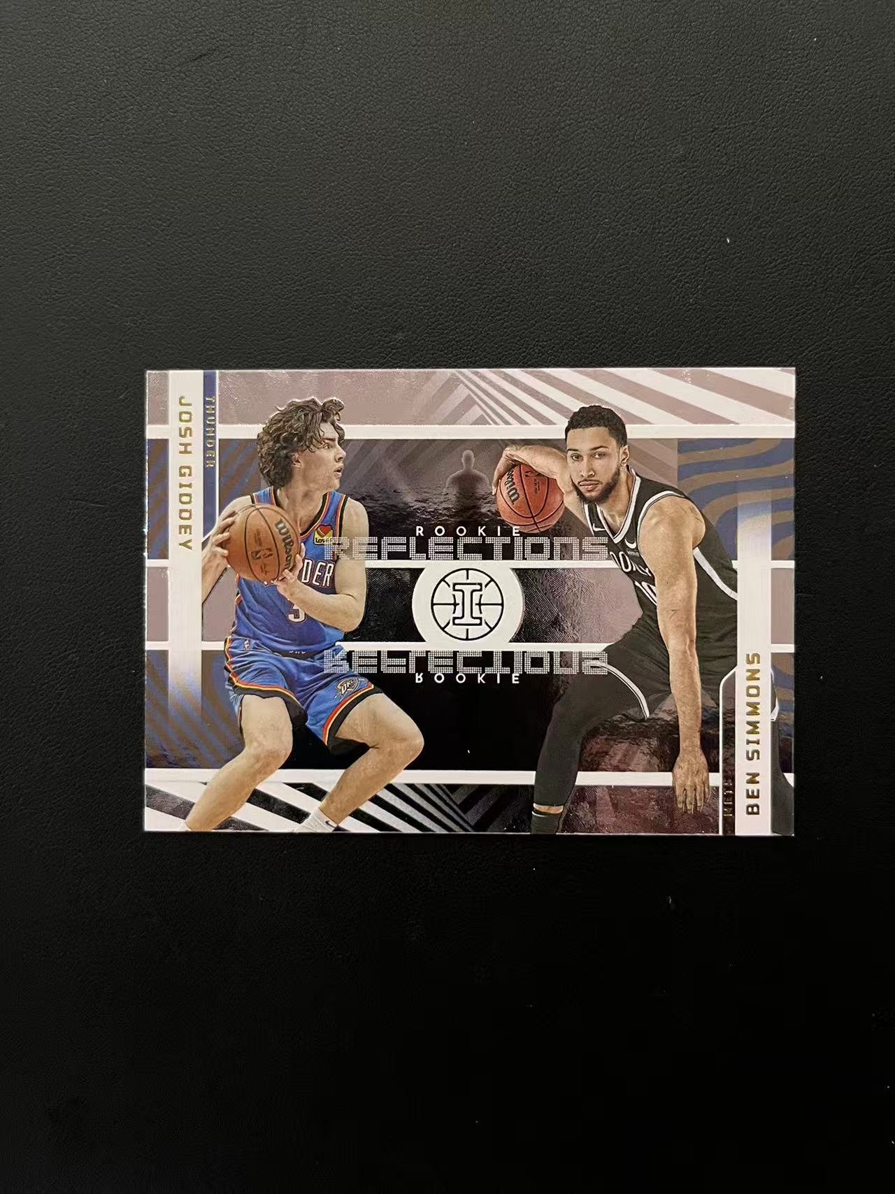 2021-22 Panini Illusions Josh Giddey 《王中王代卖》幻想系列 雷霆 篮网 约什 吉迪 & 本 西蒙斯 双人 特卡 边角微白 瑕疵如图 凑套必备 可累积 D23